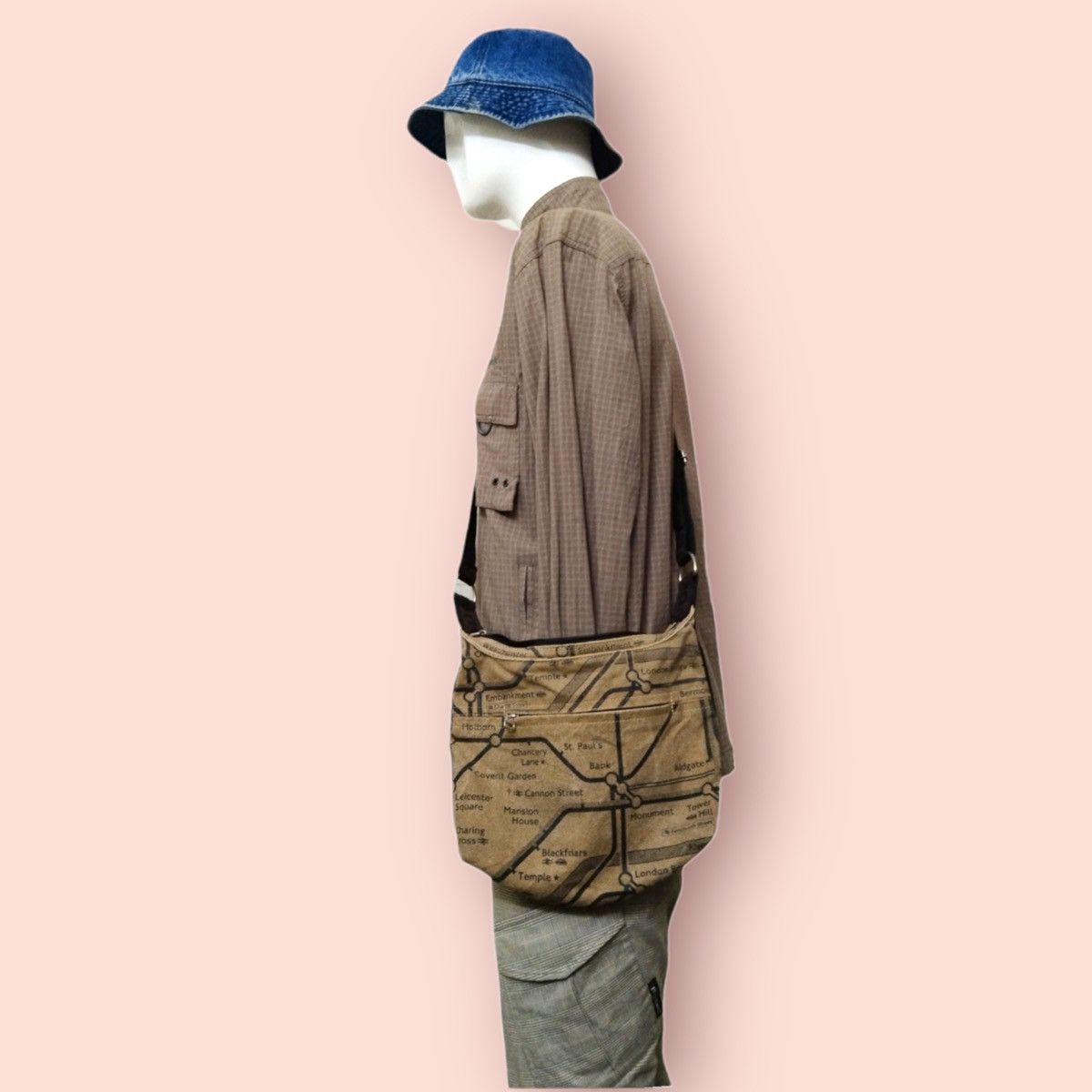 Edition Japan VINTAGE UNDERGROUND CANVAS CROSSBODY SHOULDER BAG Size ONE SIZE - 5 Thumbnail
