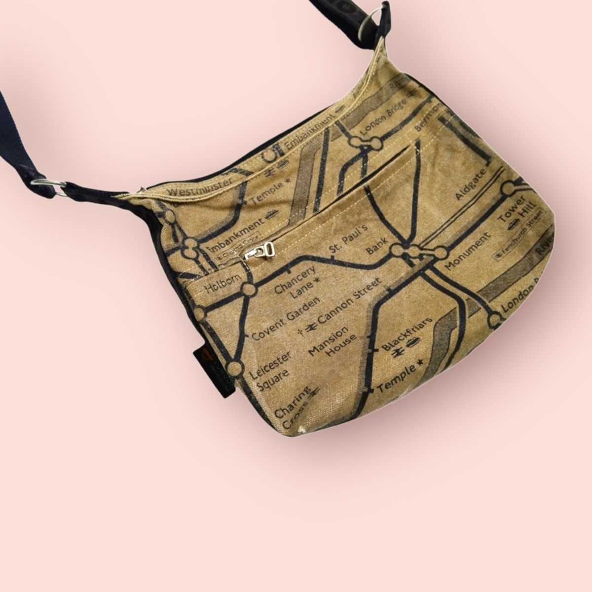 Edition Japan VINTAGE UNDERGROUND CANVAS CROSSBODY SHOULDER BAG Size ONE SIZE - 10 Thumbnail