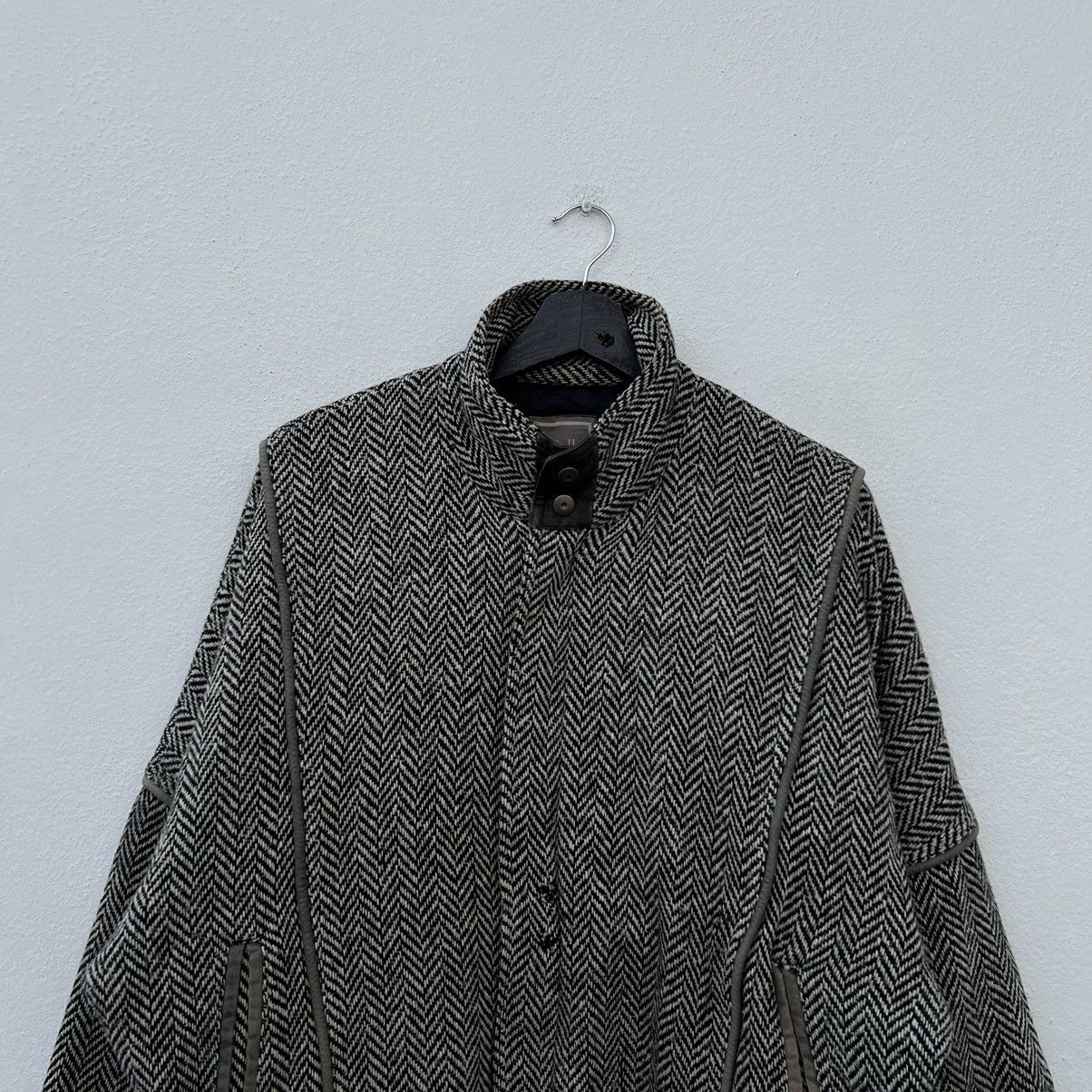 Japanese Brand VINTAGE VARSITY JACKET GULK CLUB FOR MEN HERRINGBONE WOOL Size US L / EU 52-54 / 3 - 3 Thumbnail