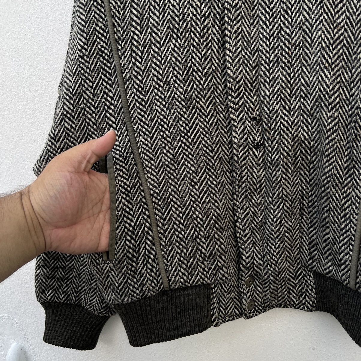 Japanese Brand VINTAGE VARSITY JACKET GULK CLUB FOR MEN HERRINGBONE WOOL Size US L / EU 52-54 / 3 - 5 Thumbnail