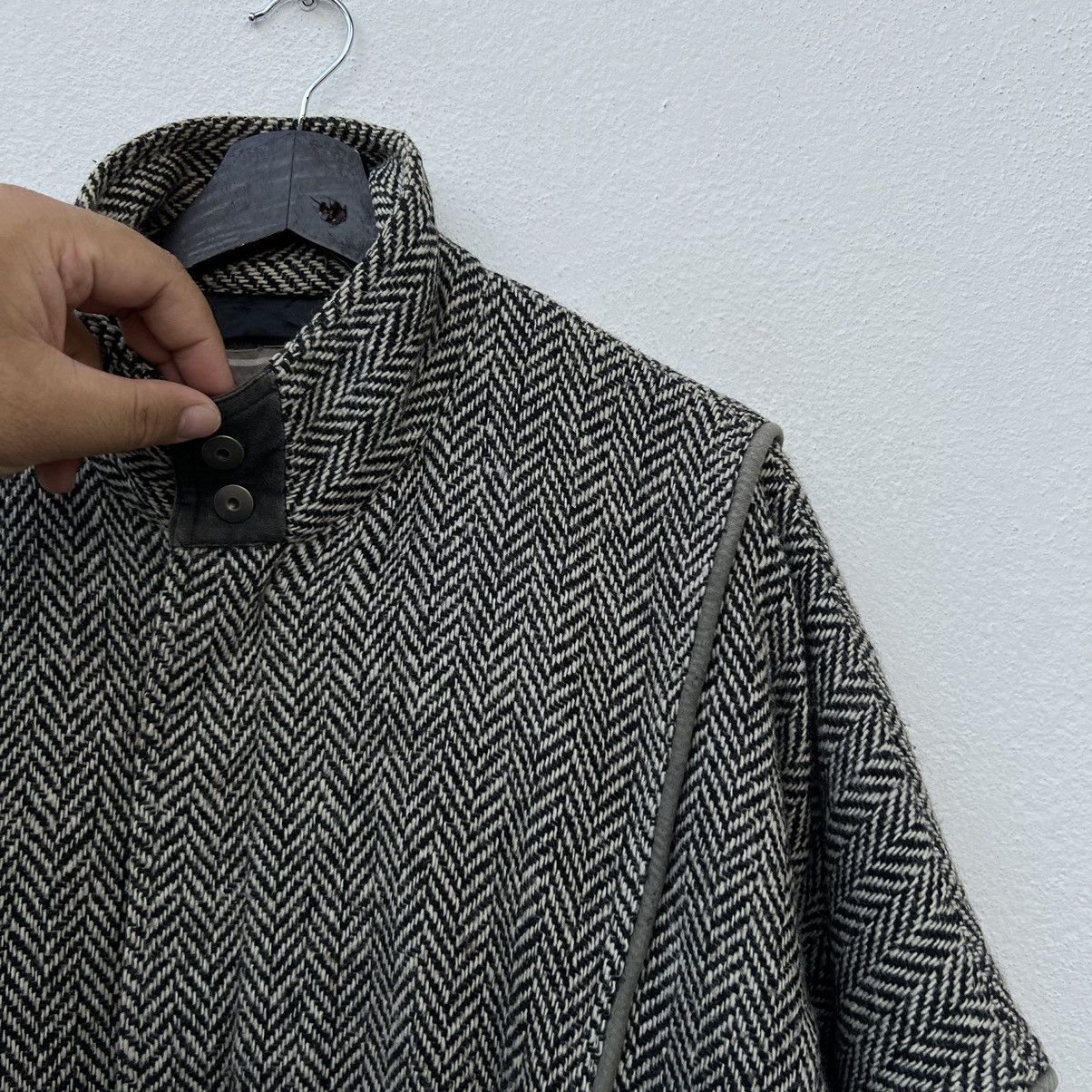 Japanese Brand VINTAGE VARSITY JACKET GULK CLUB FOR MEN HERRINGBONE WOOL Size US L / EU 52-54 / 3 - 7 Thumbnail