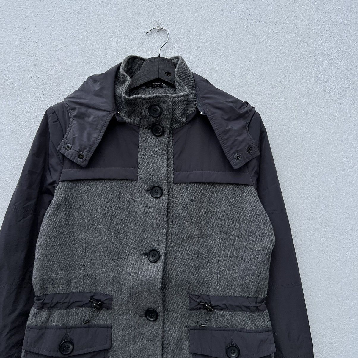 Japanese Brand RARE CIVAS MADE IN ITALY PATCH WORK HOODIE JACKET Size US S / EU 44-46 / 1 - 5 Thumbnail