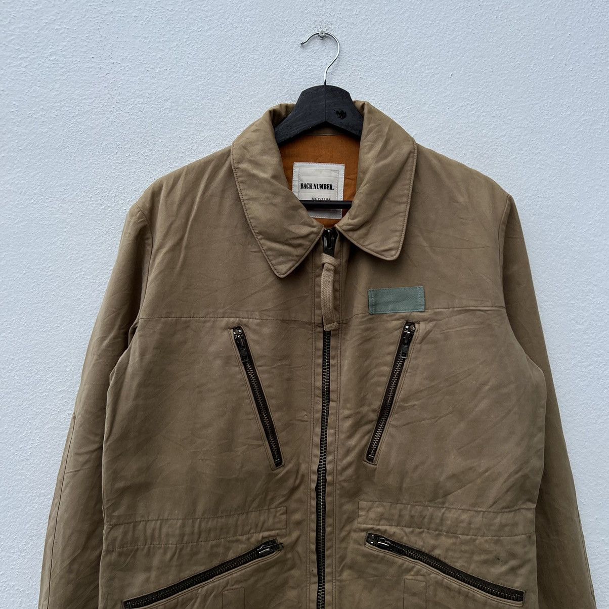 Japanese Brand RARE BIKER PARACHUTE MULTI POCKET BACK NUMBER JACKET Size US M / EU 48-50 / 2 - 3 Thumbnail