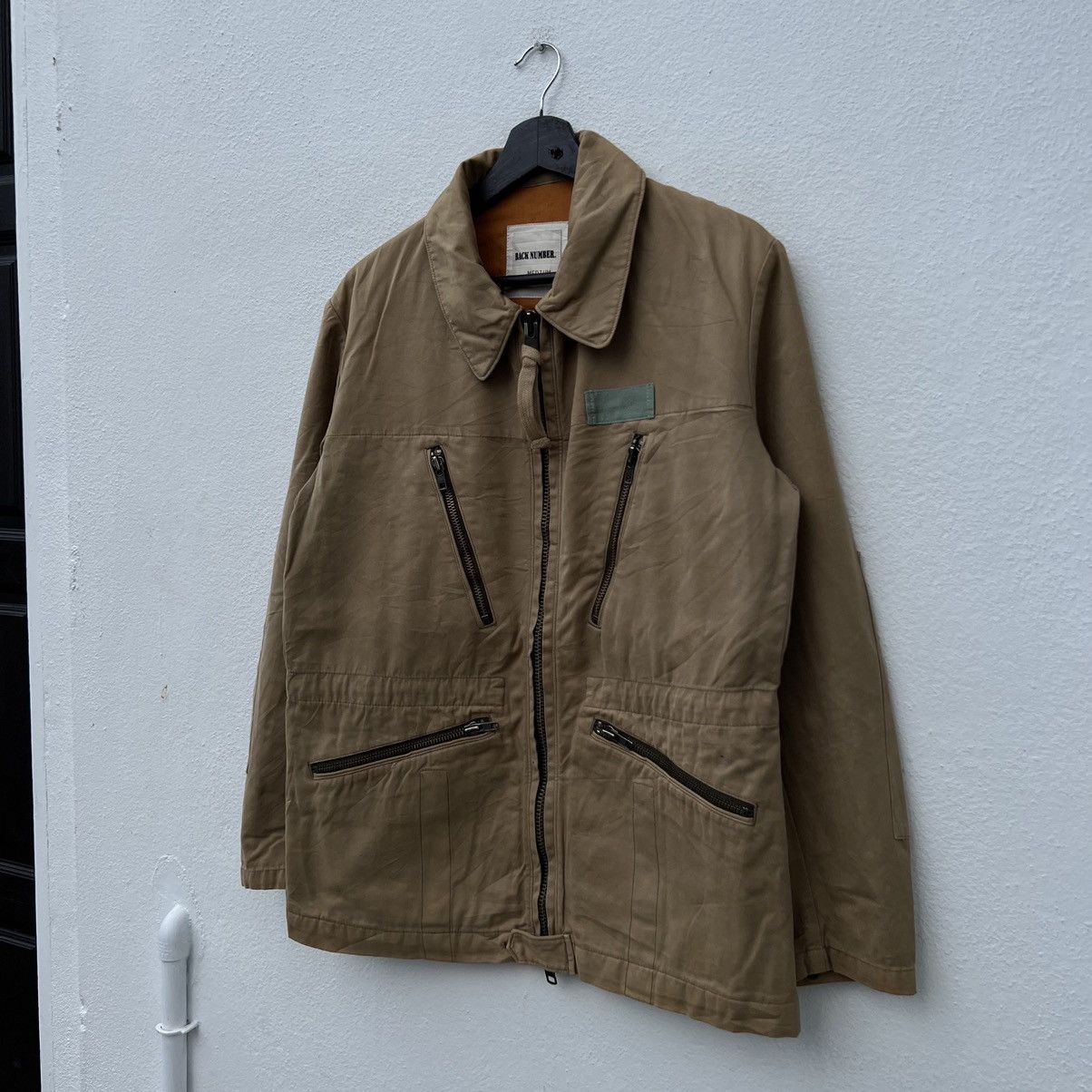 Japanese Brand RARE BIKER PARACHUTE MULTI POCKET BACK NUMBER JACKET Size US M / EU 48-50 / 2 - 2 Thumbnail