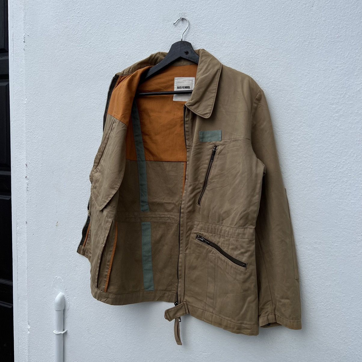 Japanese Brand RARE BIKER PARACHUTE MULTI POCKET BACK NUMBER JACKET Size US M / EU 48-50 / 2 - 12 Thumbnail