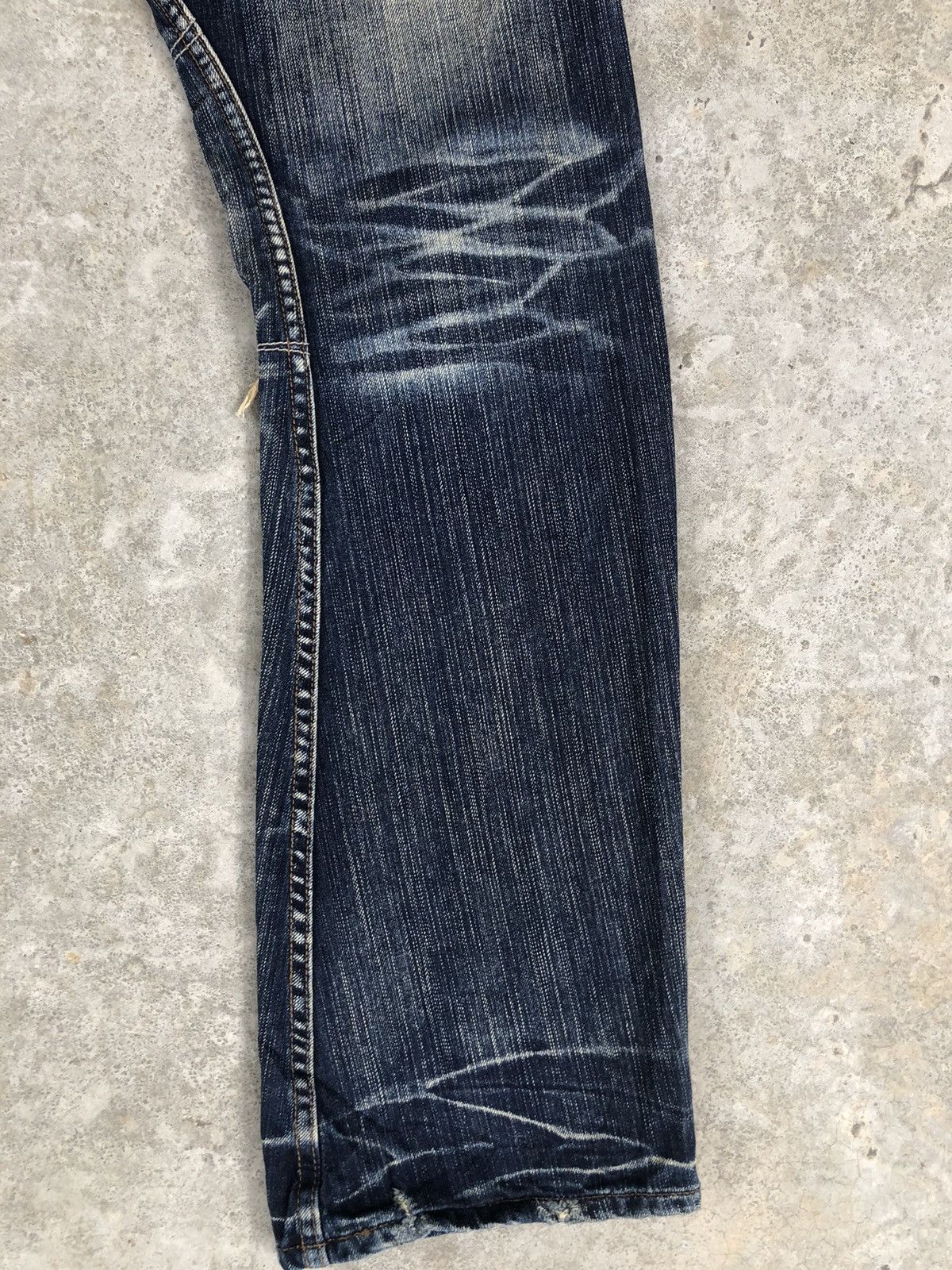 Japanese Brand Rattle trap Flared Jeans Distressed Jeans Size US 30 / EU 46 - 14 Thumbnail