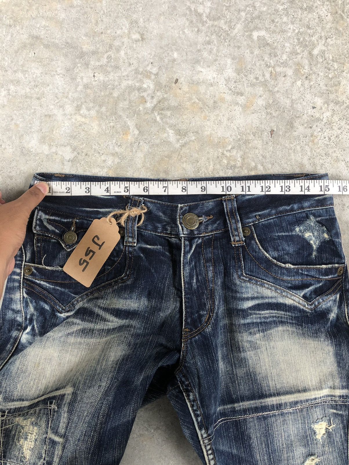 Japanese Brand Rattle trap Flared Jeans Distressed Jeans Size US 30 / EU 46 - 18 Thumbnail
