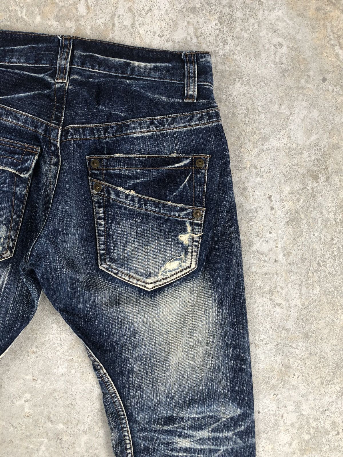 Japanese Brand Rattle trap Flared Jeans Distressed Jeans Size US 30 / EU 46 - 12 Thumbnail