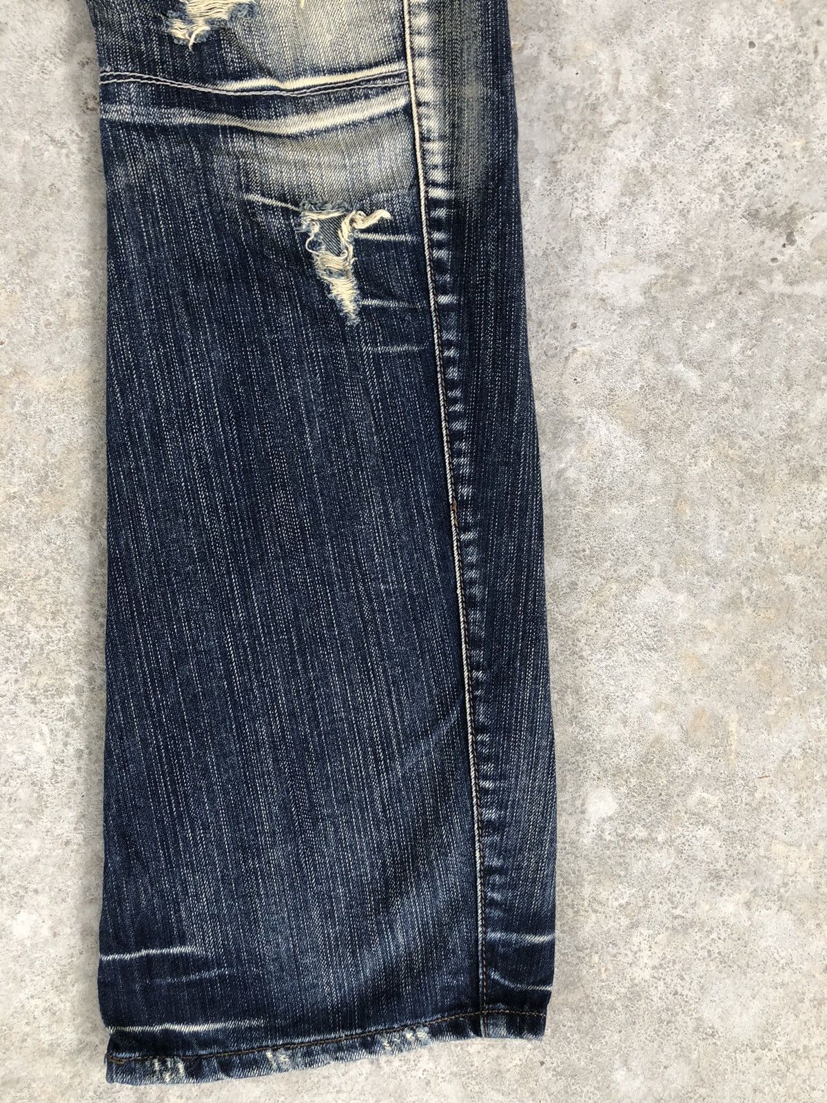 Japanese Brand Rattle trap Flared Jeans Distressed Jeans Size US 30 / EU 46 - 7 Thumbnail
