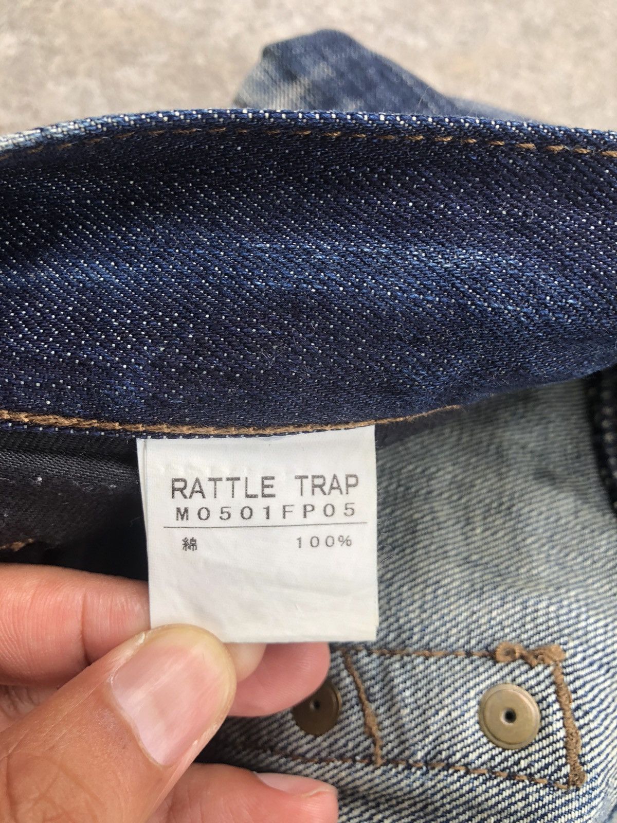 Japanese Brand Rattle trap Flared Jeans Distressed Jeans Size US 30 / EU 46 - 15 Thumbnail