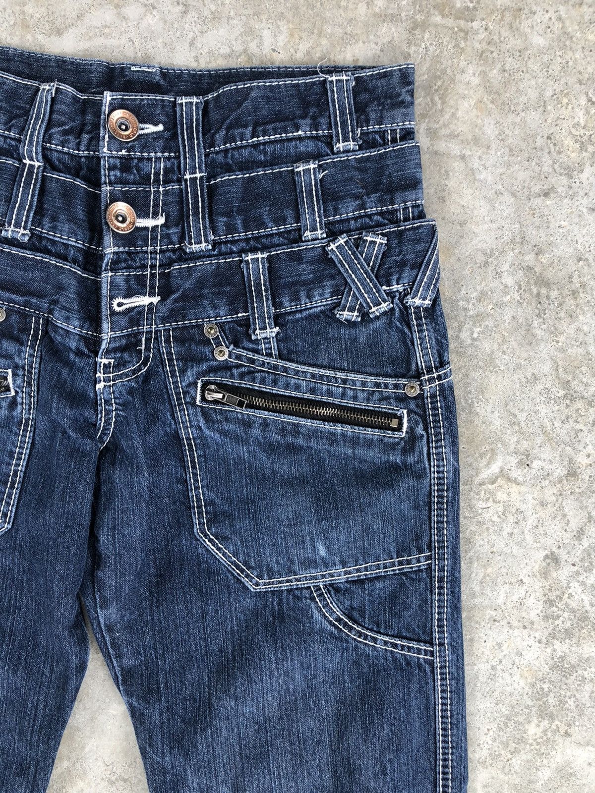 Japanese Brand Back Rush Double Waist Punk Style PPFM Size US 30 / EU 46 - 5 Thumbnail