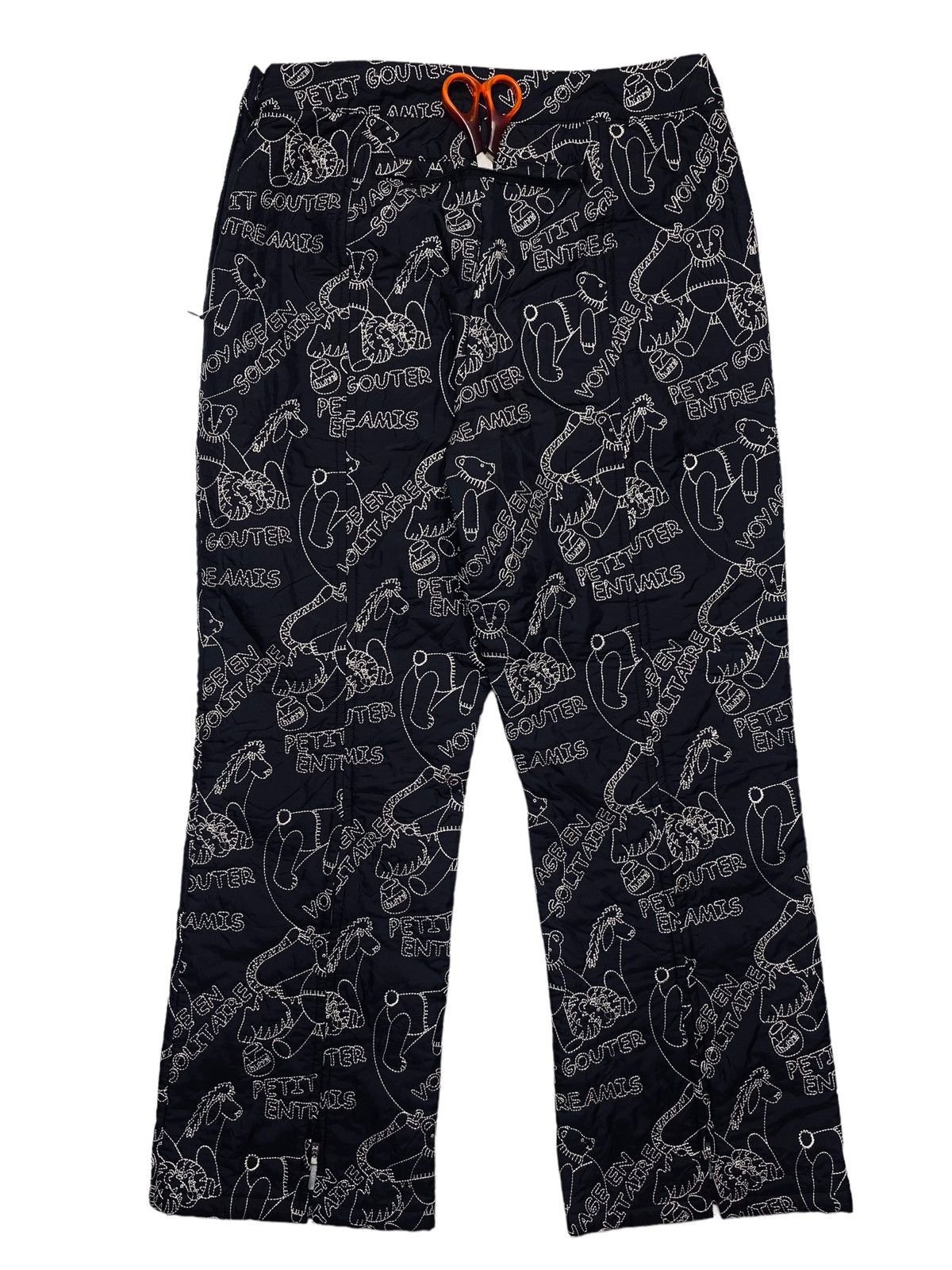 Jean Charles De Castelbajac 1990s Castel Bajac Sport - Stitched Circus Pants Size US 28 / EU 44 - 2 Thumbnail