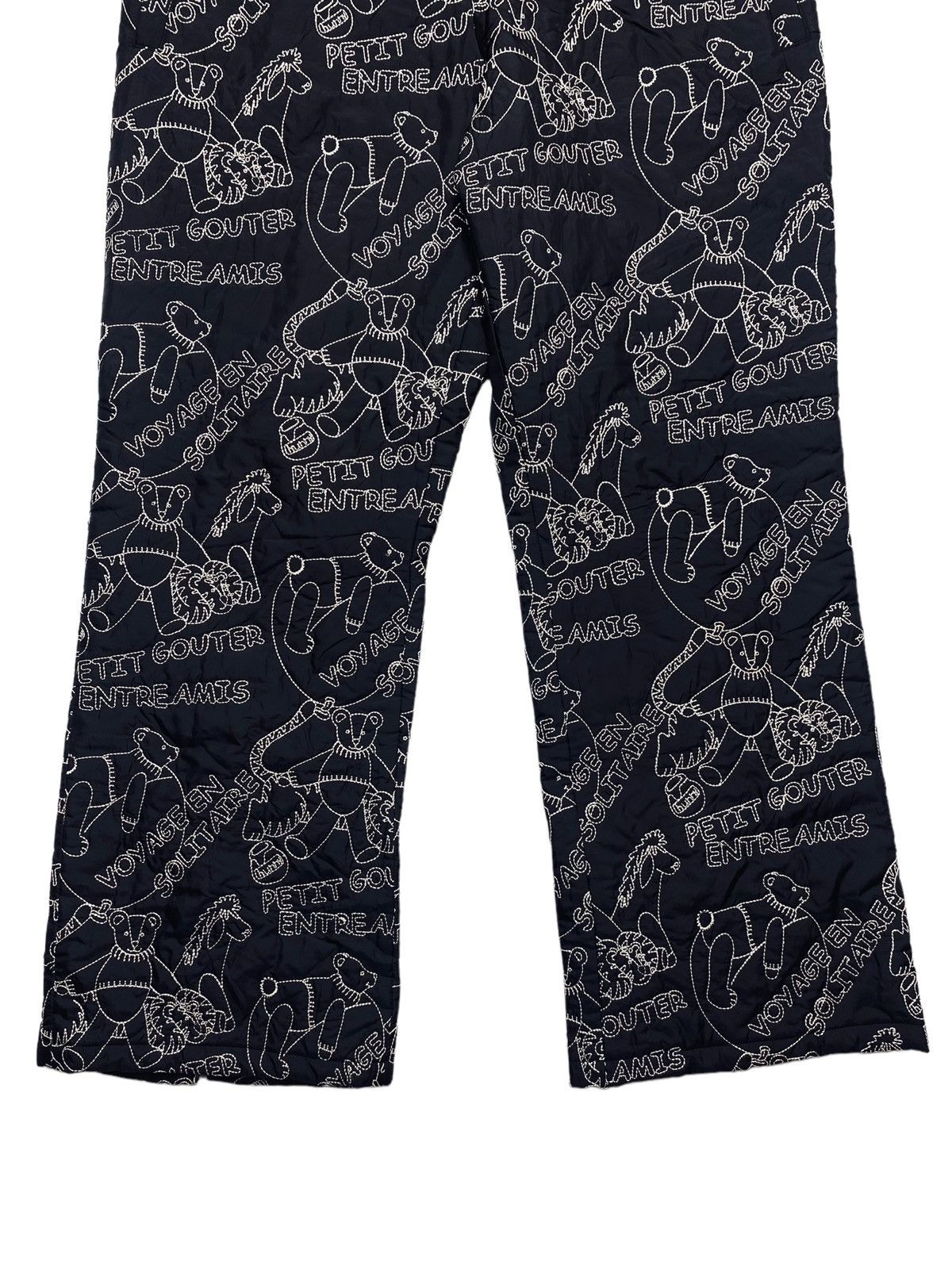 Jean Charles De Castelbajac 1990s Castel Bajac Sport - Stitched Circus Pants Size US 28 / EU 44 - 4 Thumbnail