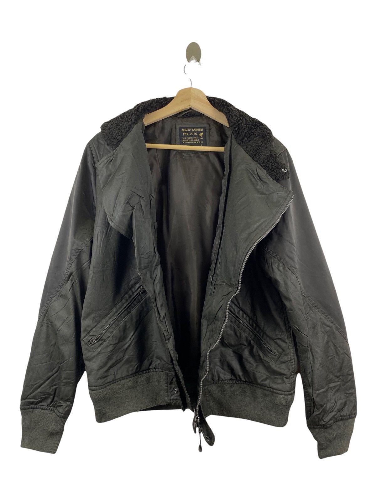 Uniqlo UNIQLO x K.M BIKER JACKET Size US L / EU 52-54 / 3 - 4 Thumbnail