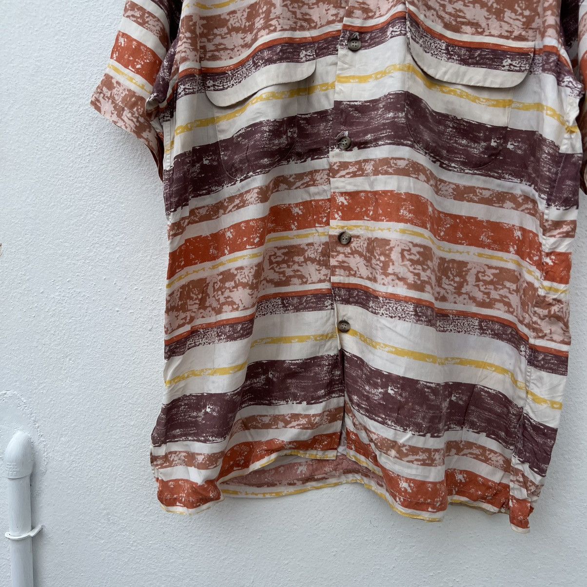 Japanese Brand RARE SHIRT BUTTON UPS PACCINO MADE IN JAPAN STRIPED DESIGN Size US M / EU 48-50 / 2 - 4 Thumbnail