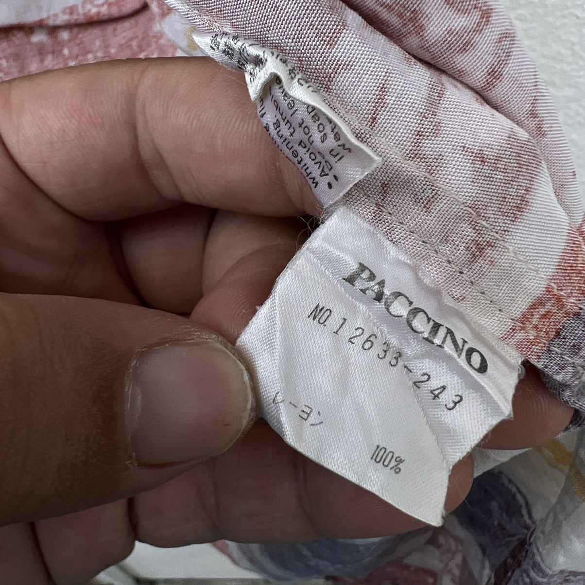 Japanese Brand RARE SHIRT BUTTON UPS PACCINO MADE IN JAPAN STRIPED DESIGN Size US M / EU 48-50 / 2 - 10 Thumbnail