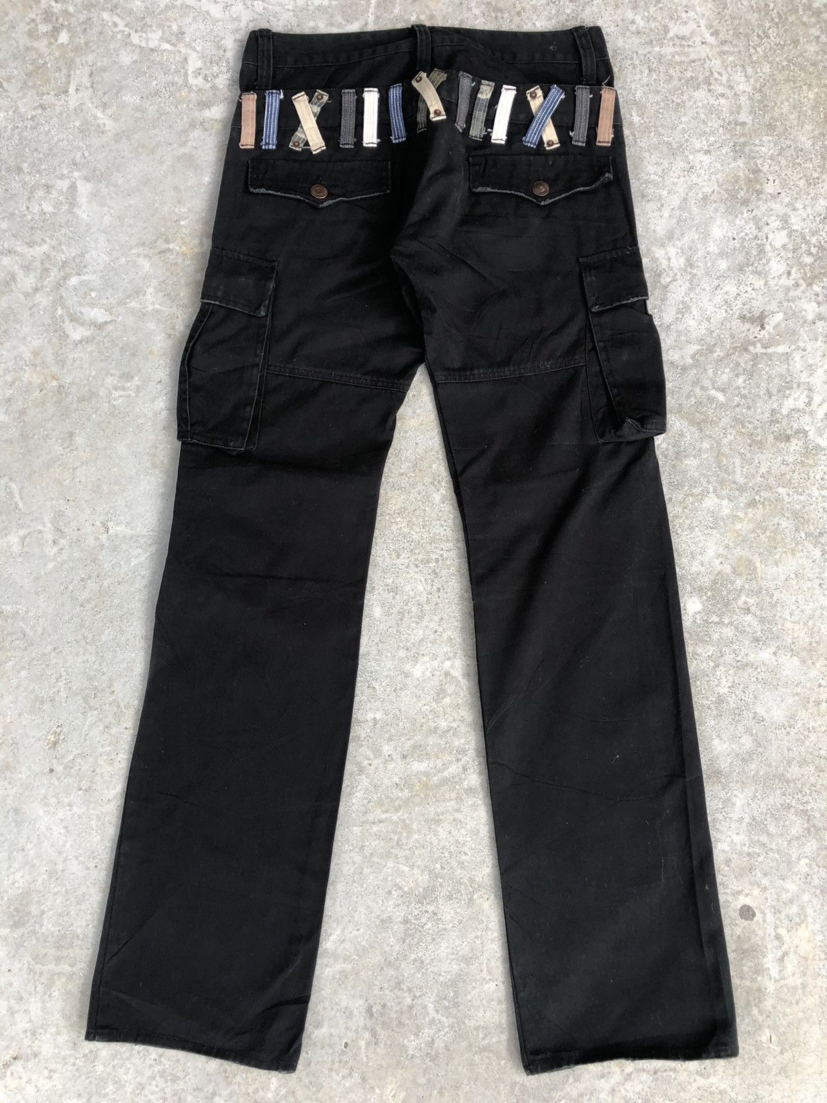 Seditionaries Dominate Handcrafted Double Waist Cargo Pants Multipocket Size US 31 - 2 Thumbnail