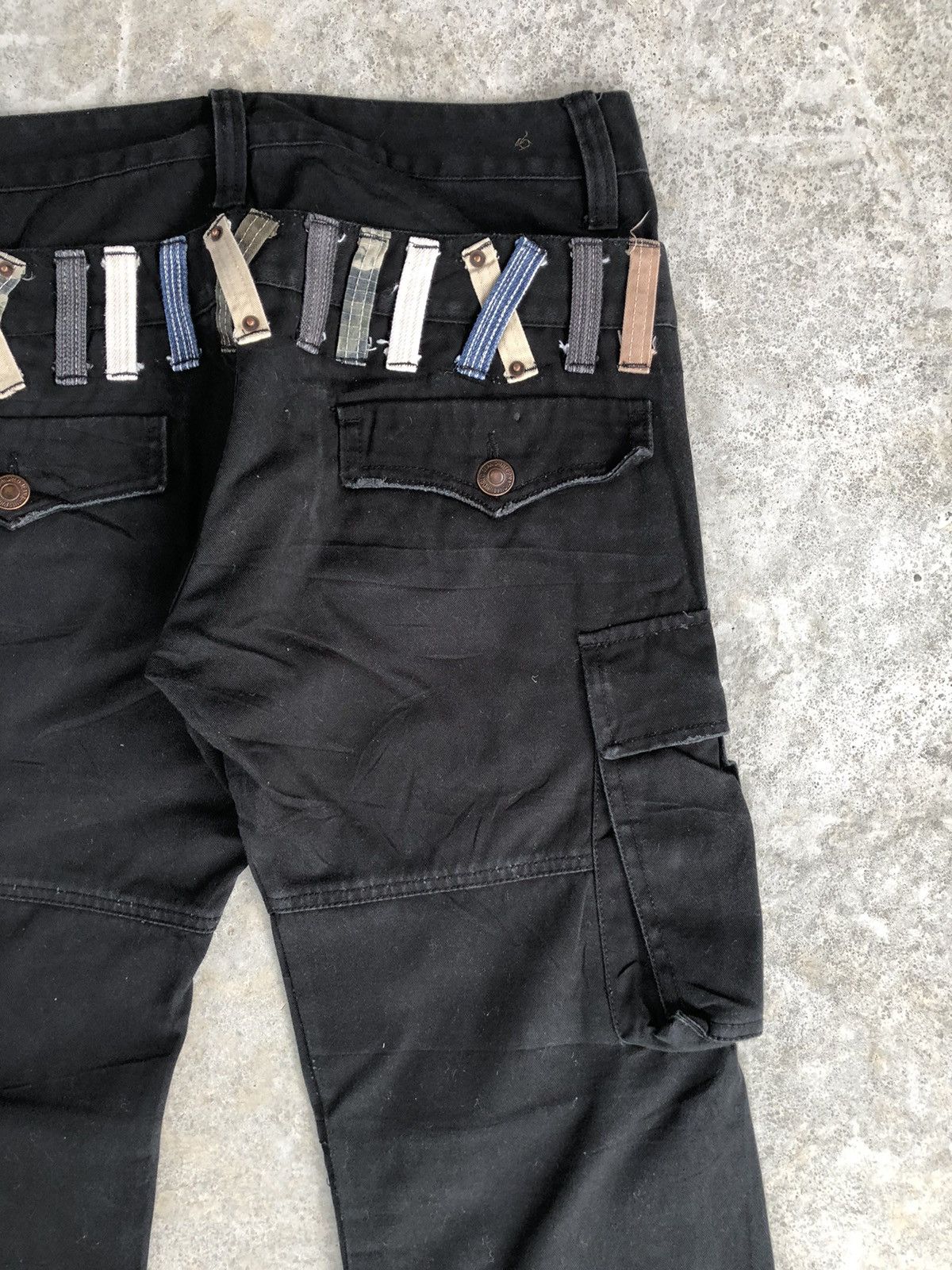 Seditionaries Dominate Handcrafted Double Waist Cargo Pants Multipocket Size US 31 - 11 Thumbnail