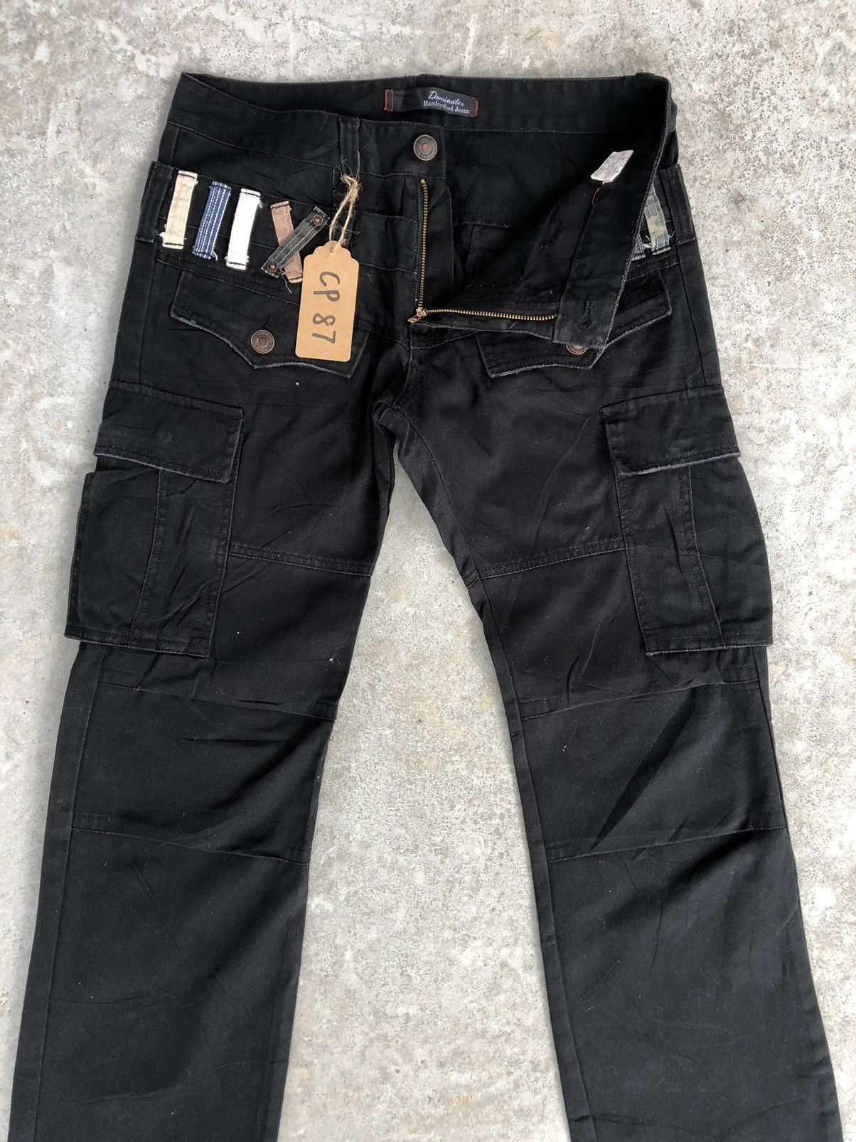 Seditionaries Dominate Handcrafted Double Waist Cargo Pants Multipocket Size US 31 - 7 Thumbnail