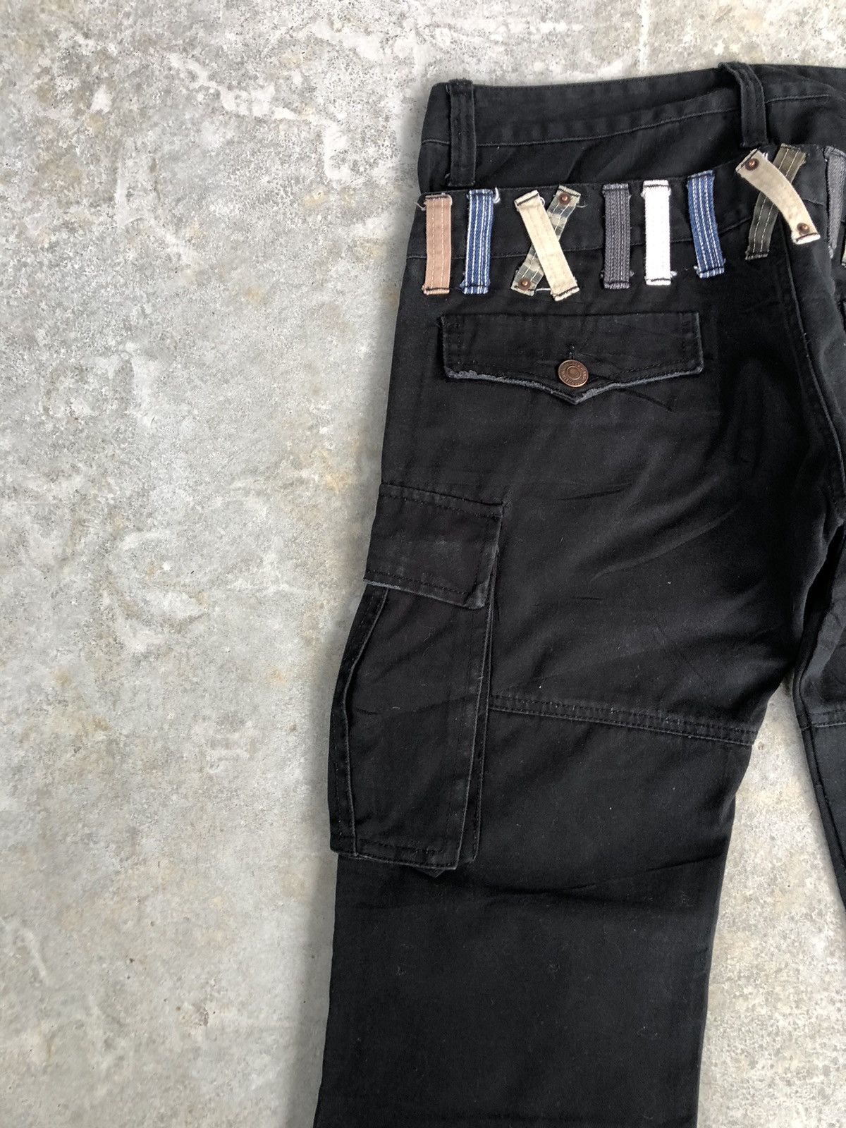 Seditionaries Dominate Handcrafted Double Waist Cargo Pants Multipocket Size US 31 - 12 Thumbnail