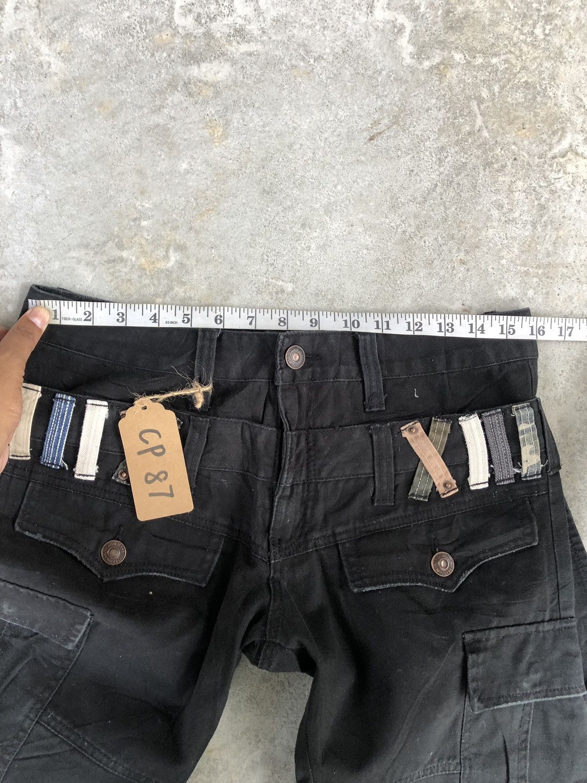 Seditionaries Dominate Handcrafted Double Waist Cargo Pants Multipocket Size US 31 - 16 Thumbnail