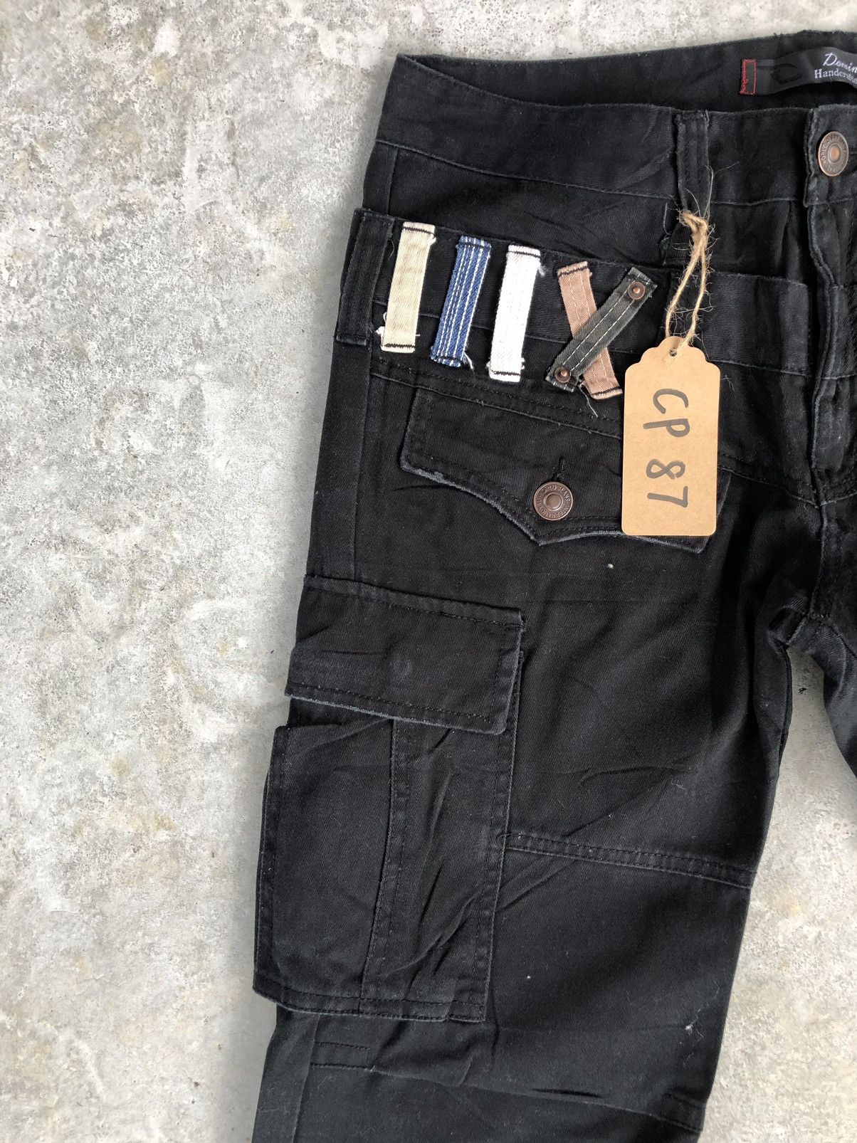 Seditionaries Dominate Handcrafted Double Waist Cargo Pants Multipocket Size US 31 - 5 Thumbnail