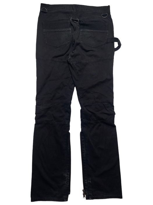 Le Grande Bleu (L.G.B.) 2000s PPFM - Flared Bondage Zipper Pants