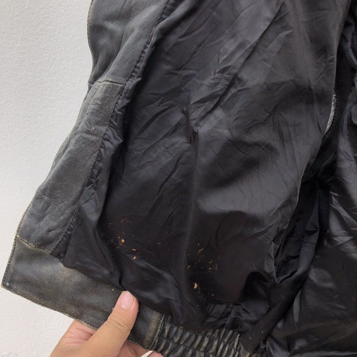 Japanese Brand TANK TOP LEATHER SUPER RIDER MILITARY COLLECTIONS Size US L / EU 52-54 / 3 - 9 Thumbnail