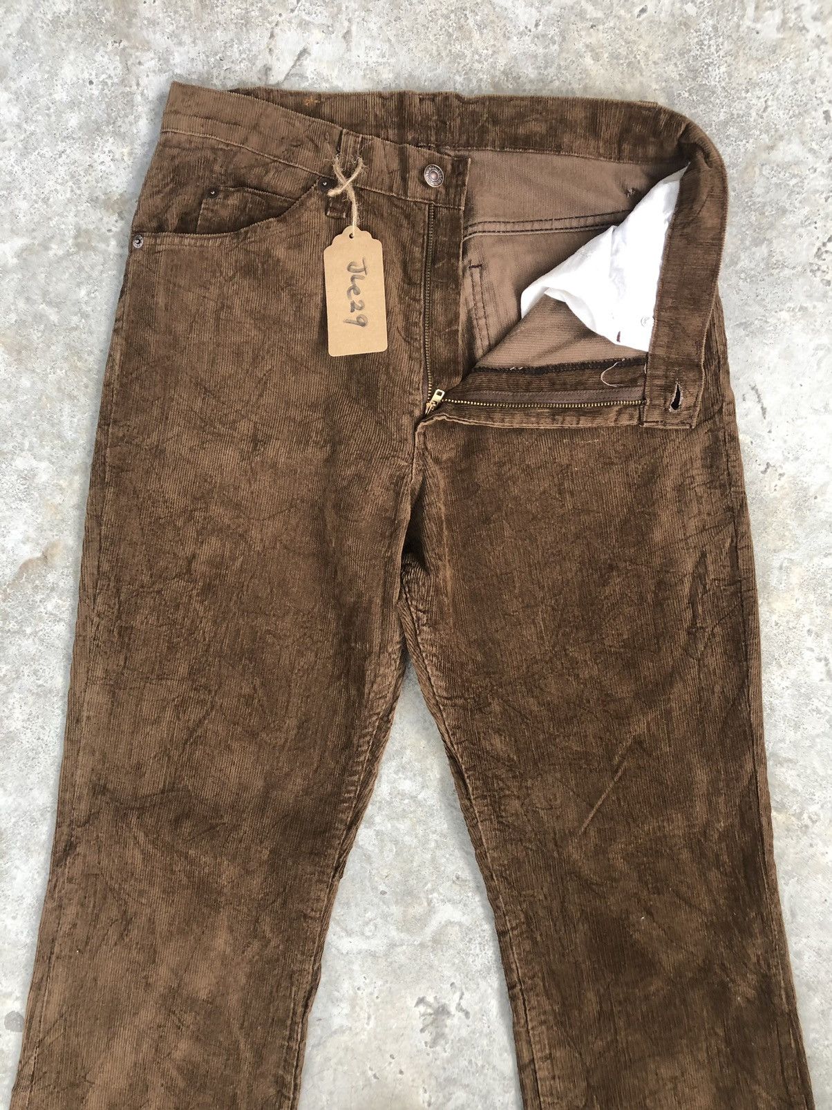 Levi's Vintage 80’s Levi’s Corduroy Flared Jeans 517 Size US 31 - 3 Thumbnail