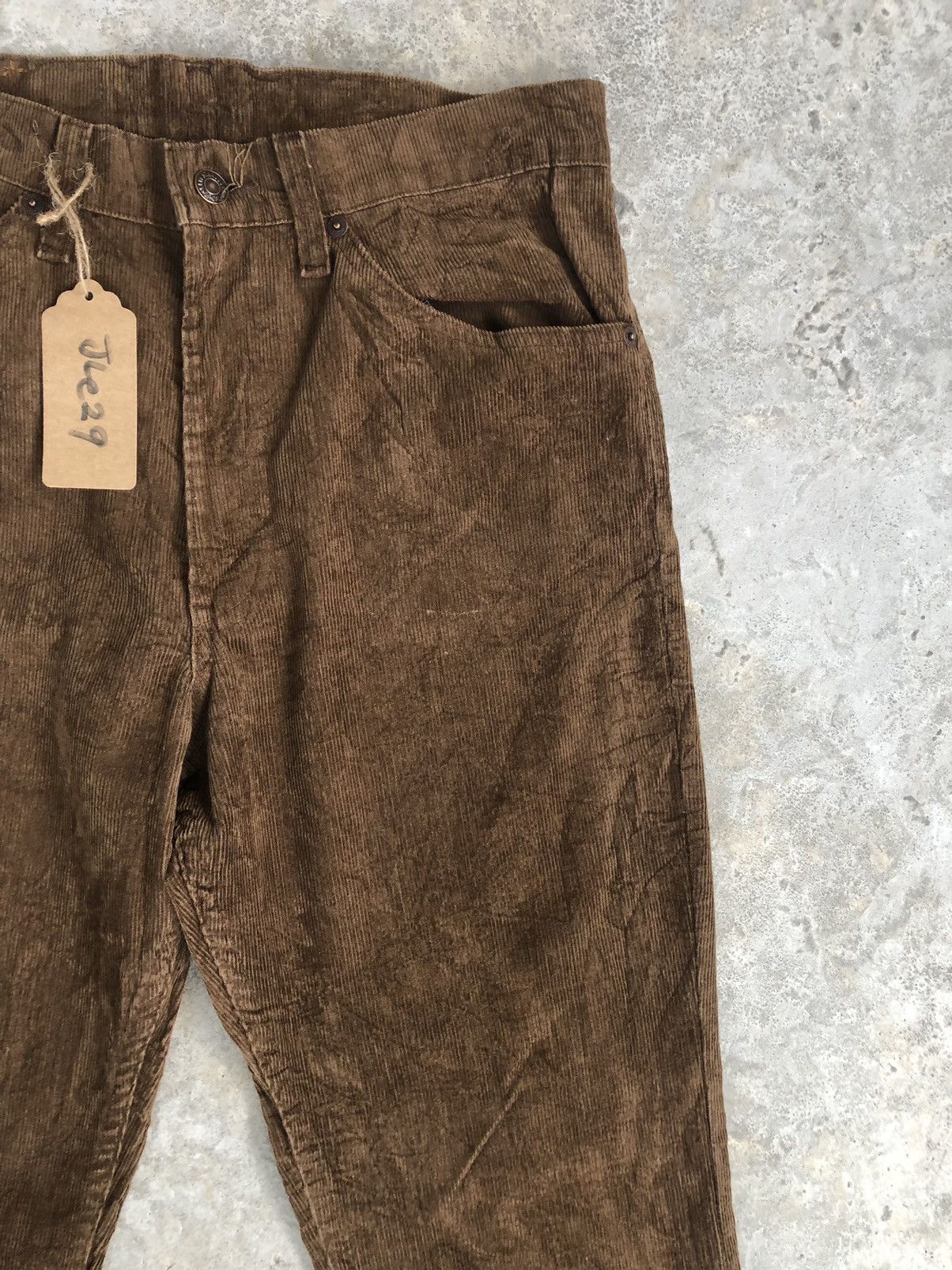 Levi's Vintage 80’s Levi’s Corduroy Flared Jeans 517 Size US 31 - 5 Thumbnail