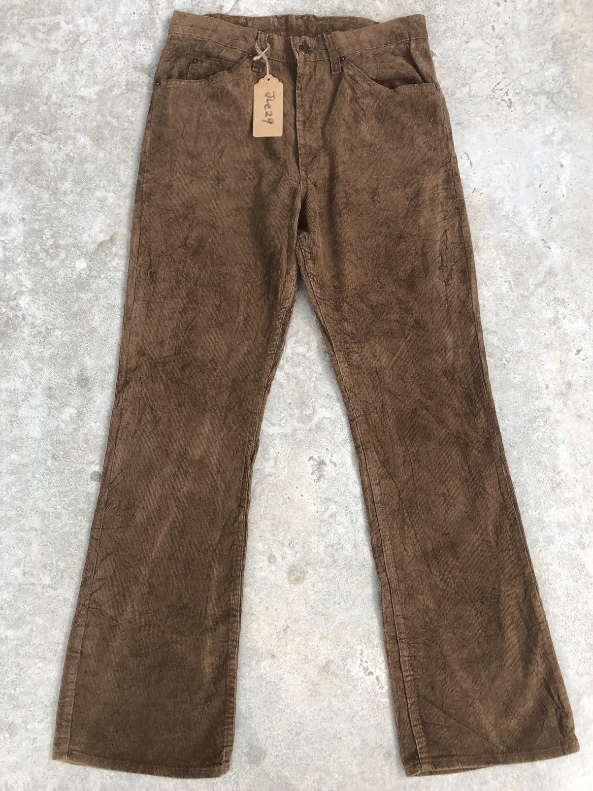 Levi's Vintage 80’s Levi’s Corduroy Flared Jeans 517 Size US 31 - 1 Thumbnail