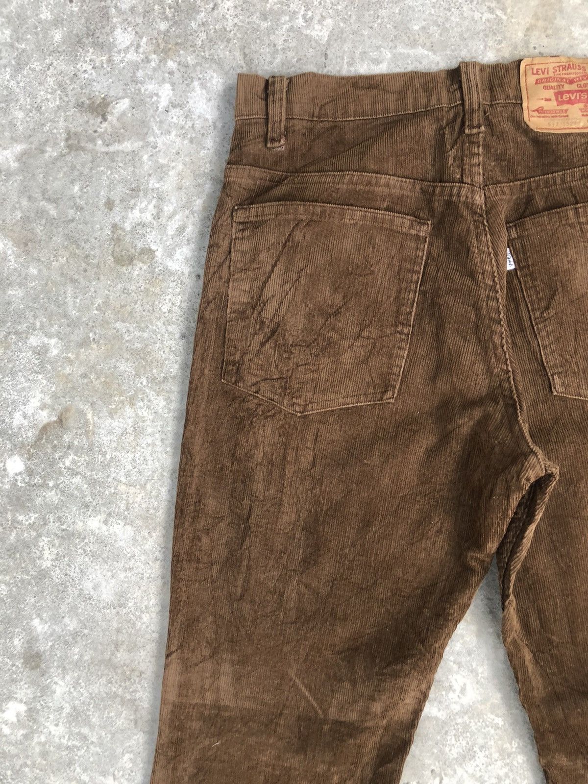 Levi's Vintage 80’s Levi’s Corduroy Flared Jeans 517 Size US 31 - 9 Thumbnail