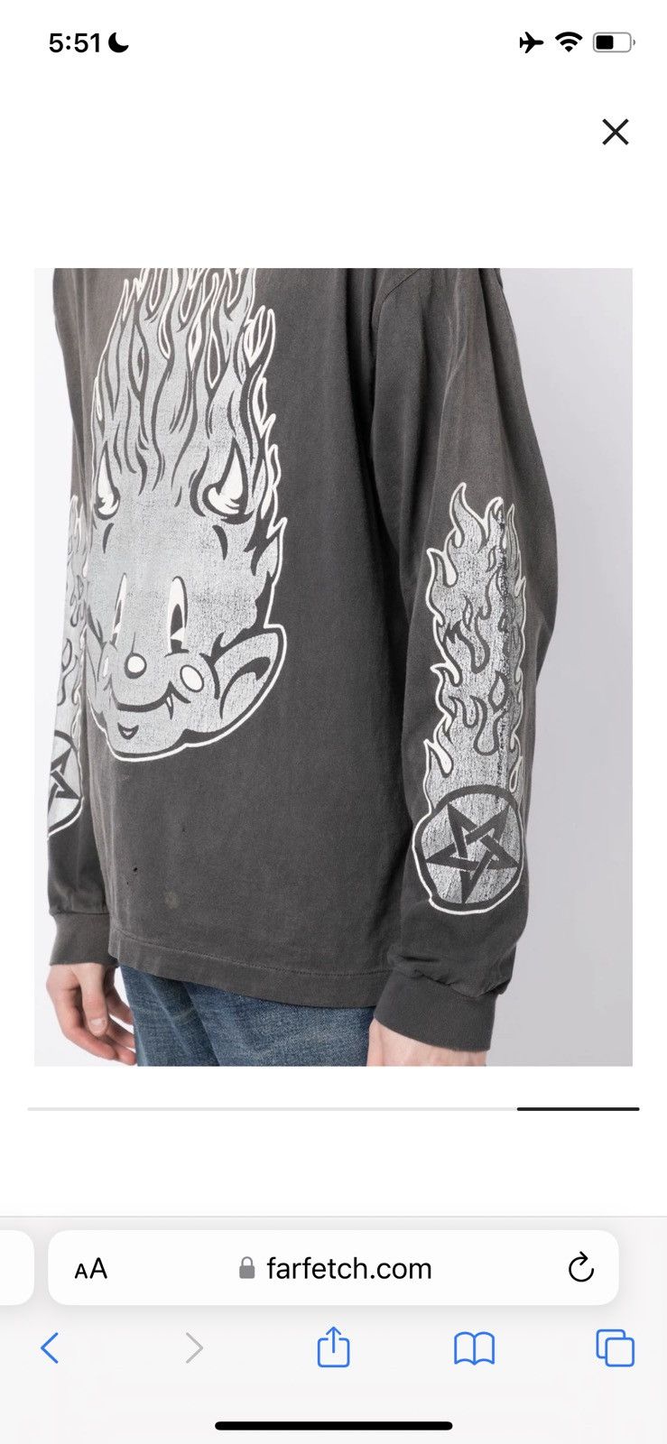 Saint Michael SAINT MXXXXXX graphic-print cotton T-shirt Size US XL / EU 56 / 4 - 12 Thumbnail
