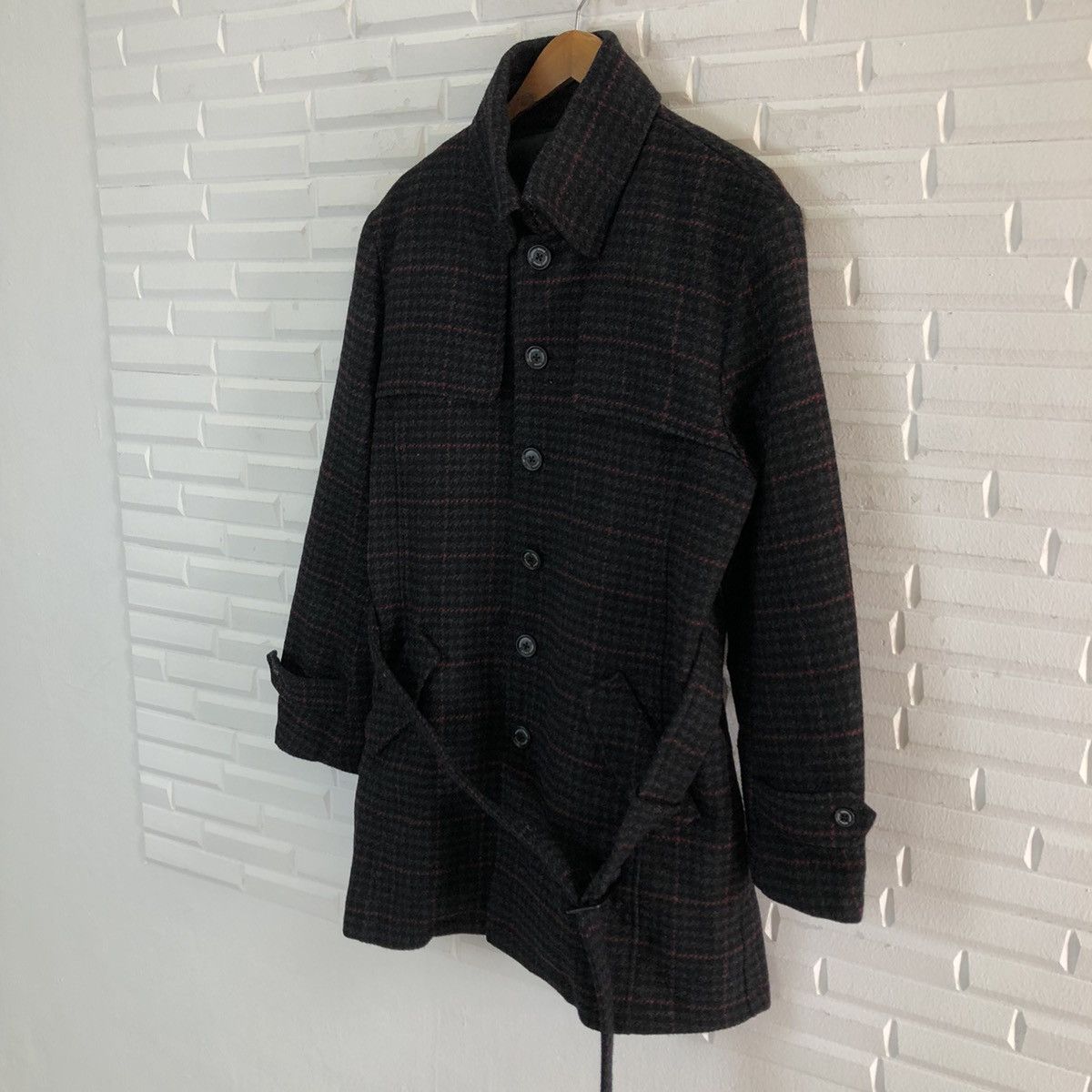 Japanese Brand VINTAGE MORGAN HOMME WOOL JACKET TARTAN DESIGN Size US M / EU 48-50 / 2 - 3 Thumbnail