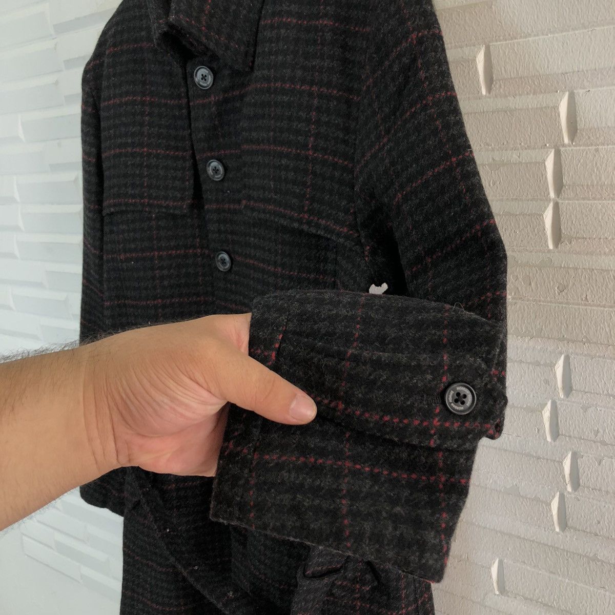 Japanese Brand VINTAGE MORGAN HOMME WOOL JACKET TARTAN DESIGN Size US M / EU 48-50 / 2 - 5 Thumbnail