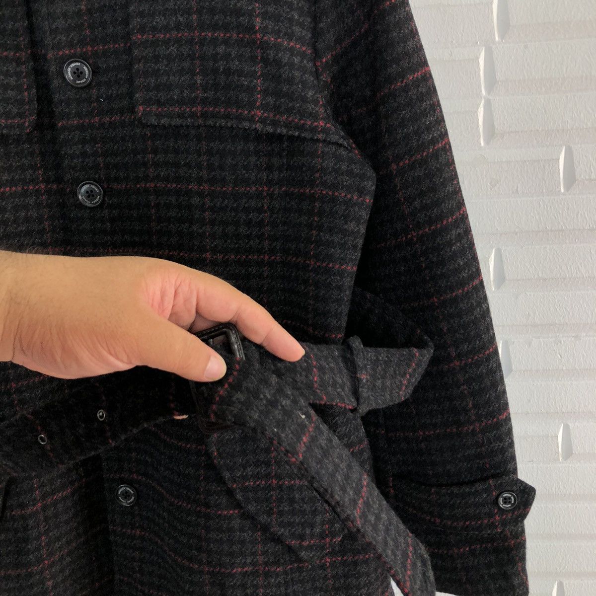 Japanese Brand VINTAGE MORGAN HOMME WOOL JACKET TARTAN DESIGN Size US M / EU 48-50 / 2 - 4 Thumbnail