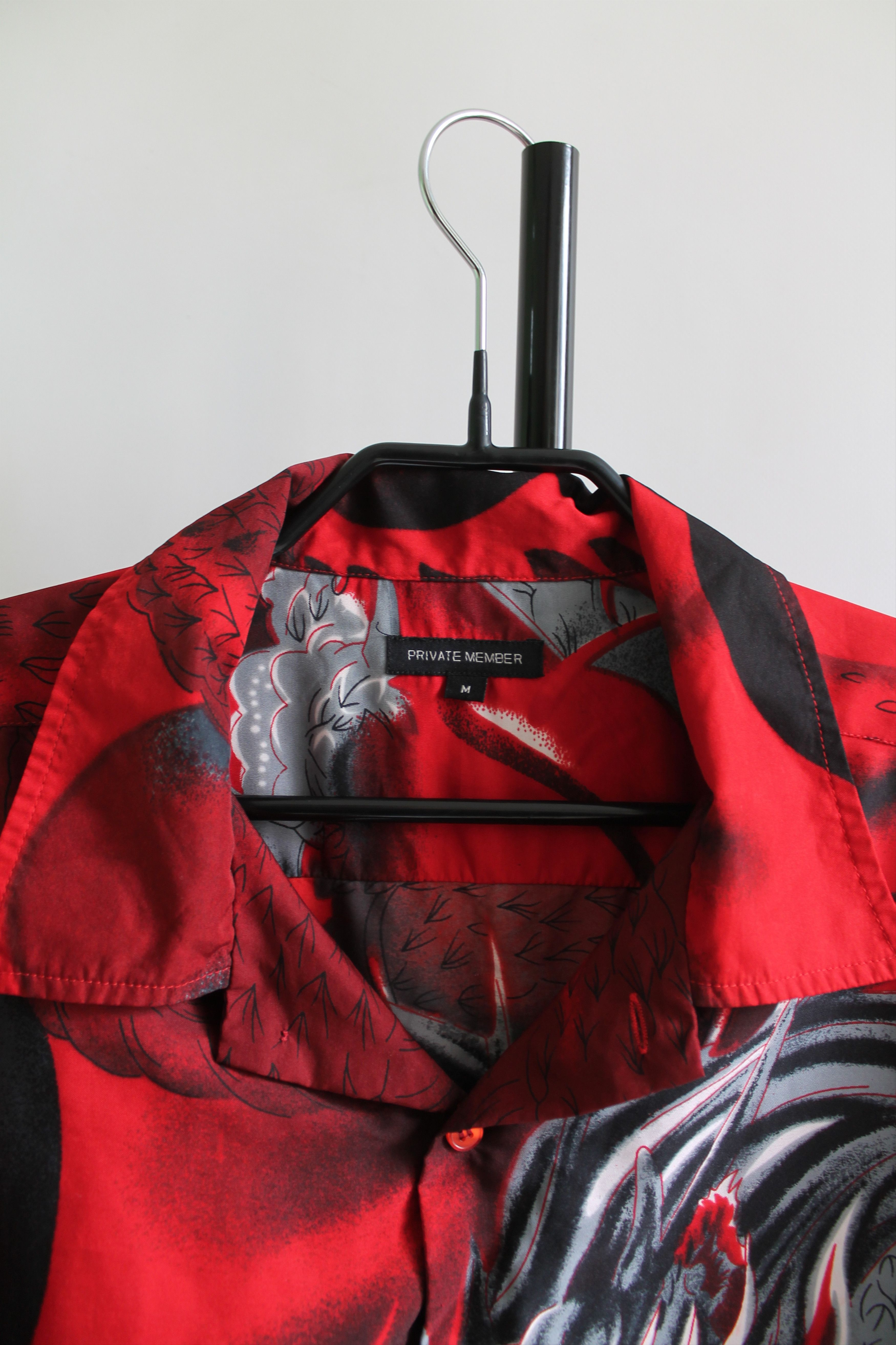 Japanese Brand Vintage Dragon Shirt red Crazy shirt japanese Size US M / EU 48-50 / 2 - 6 Thumbnail
