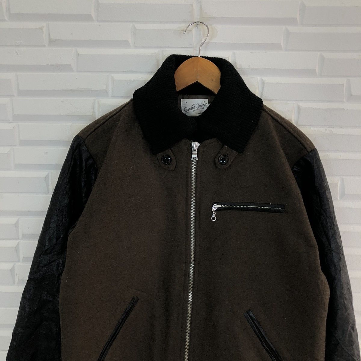 Japanese Brand VINTAGE GENUINE ARLICLES ORIGINAL LEATHER HANDLING Size US L / EU 52-54 / 3 - 3 Thumbnail