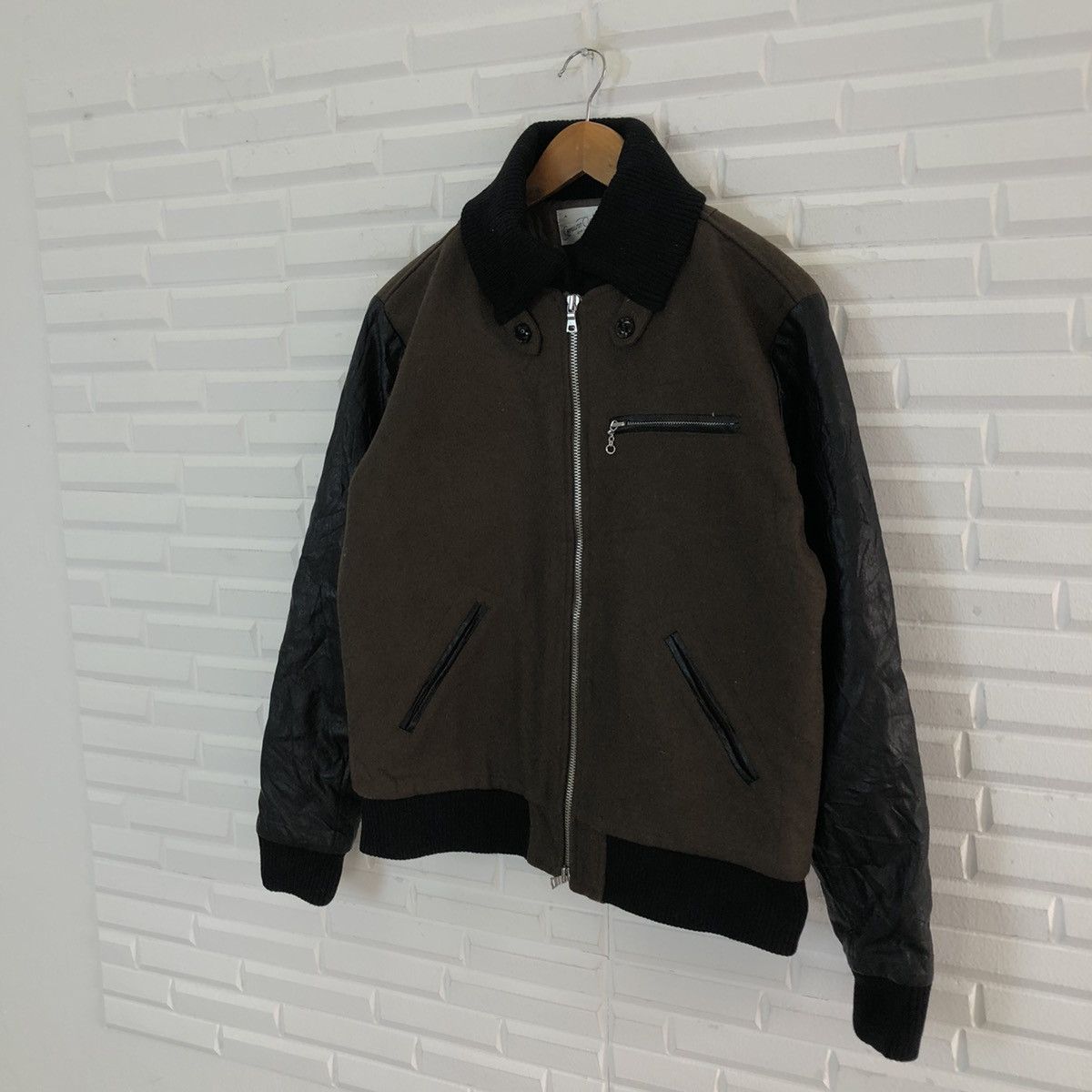 Japanese Brand VINTAGE GENUINE ARLICLES ORIGINAL LEATHER HANDLING Size US L / EU 52-54 / 3 - 2 Thumbnail