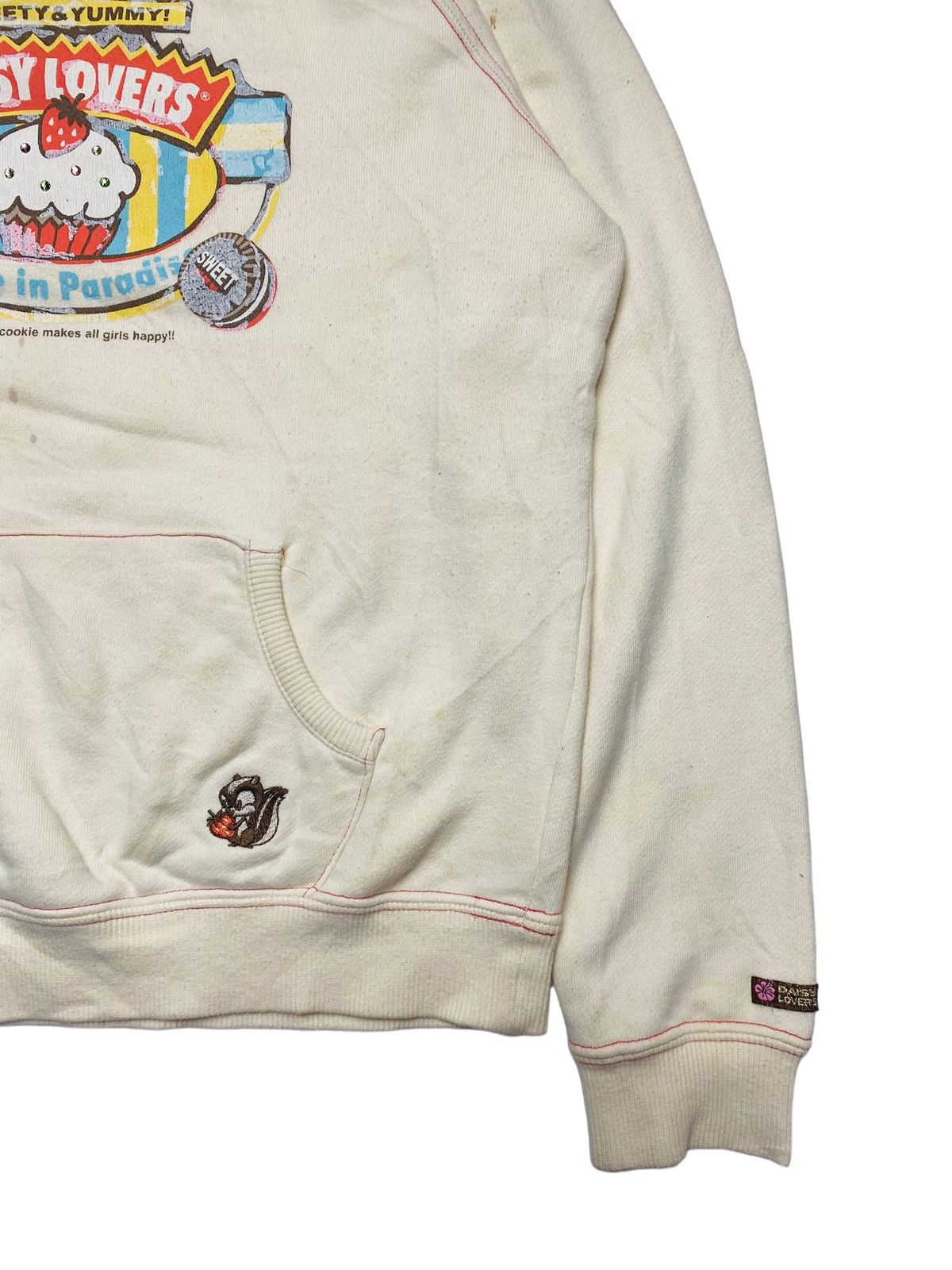 Hysteric Glamour × Japanese Brand 2000s Daisy Lovers - Sweet & Yummy Sweatshirt Size L / US 10 / IT 46 - 4 Thumbnail
