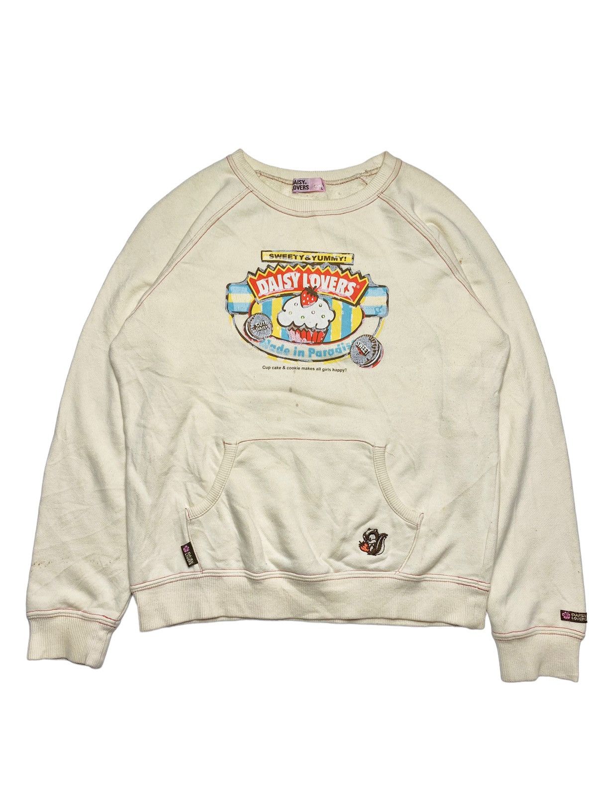 Hysteric Glamour × Japanese Brand 2000s Daisy Lovers - Sweet & Yummy Sweatshirt Size L / US 10 / IT 46 - 1 Thumbnail