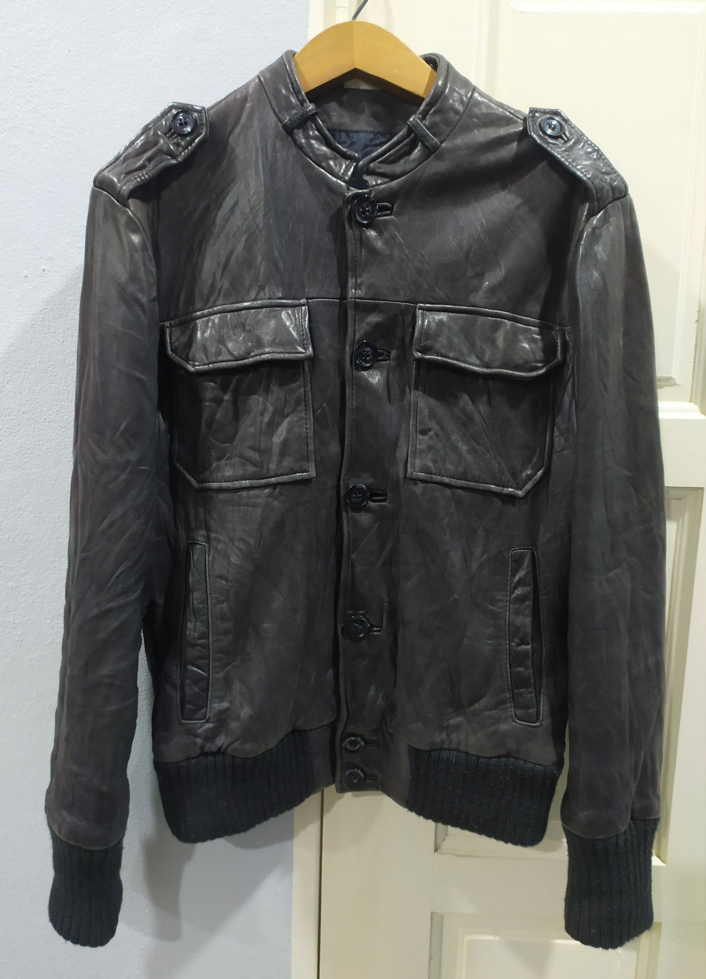 20471120 × If Six Was Nine Vintage Bomber Leather Jacket Size US S / EU 44-46 / 1 - 1 Thumbnail