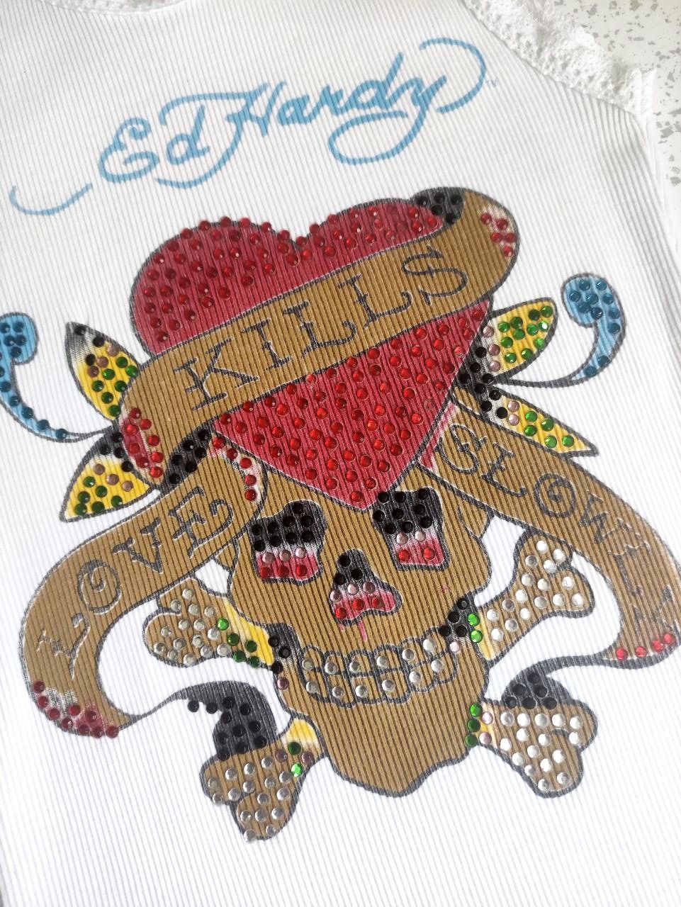 Christian Audigier × Ed Hardy Ed Hardy by Christian Audigier Women's Top Size ONE SIZE - 2 Thumbnail