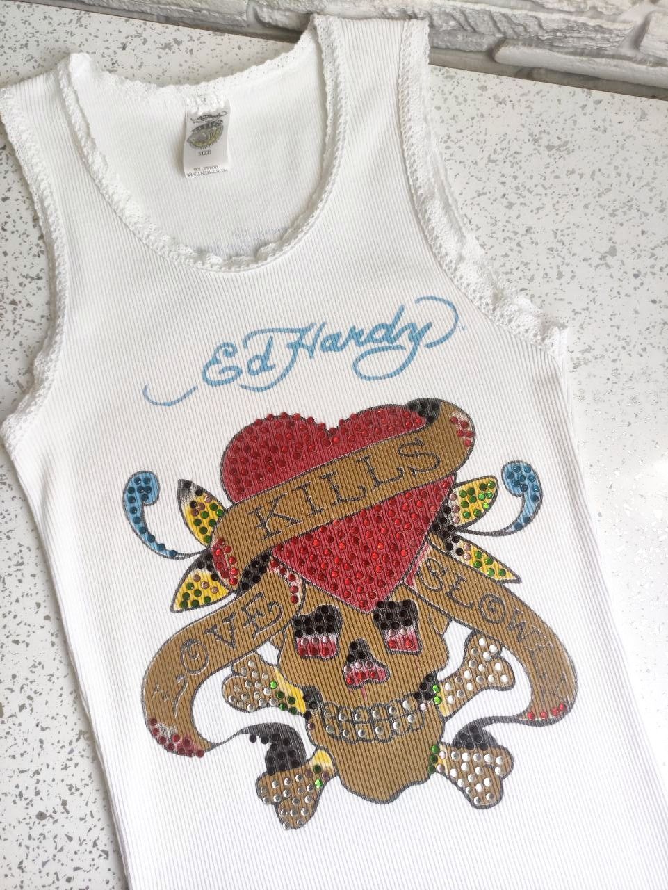 Christian Audigier × Ed Hardy Ed Hardy by Christian Audigier Women's Top Size ONE SIZE - 1 Thumbnail