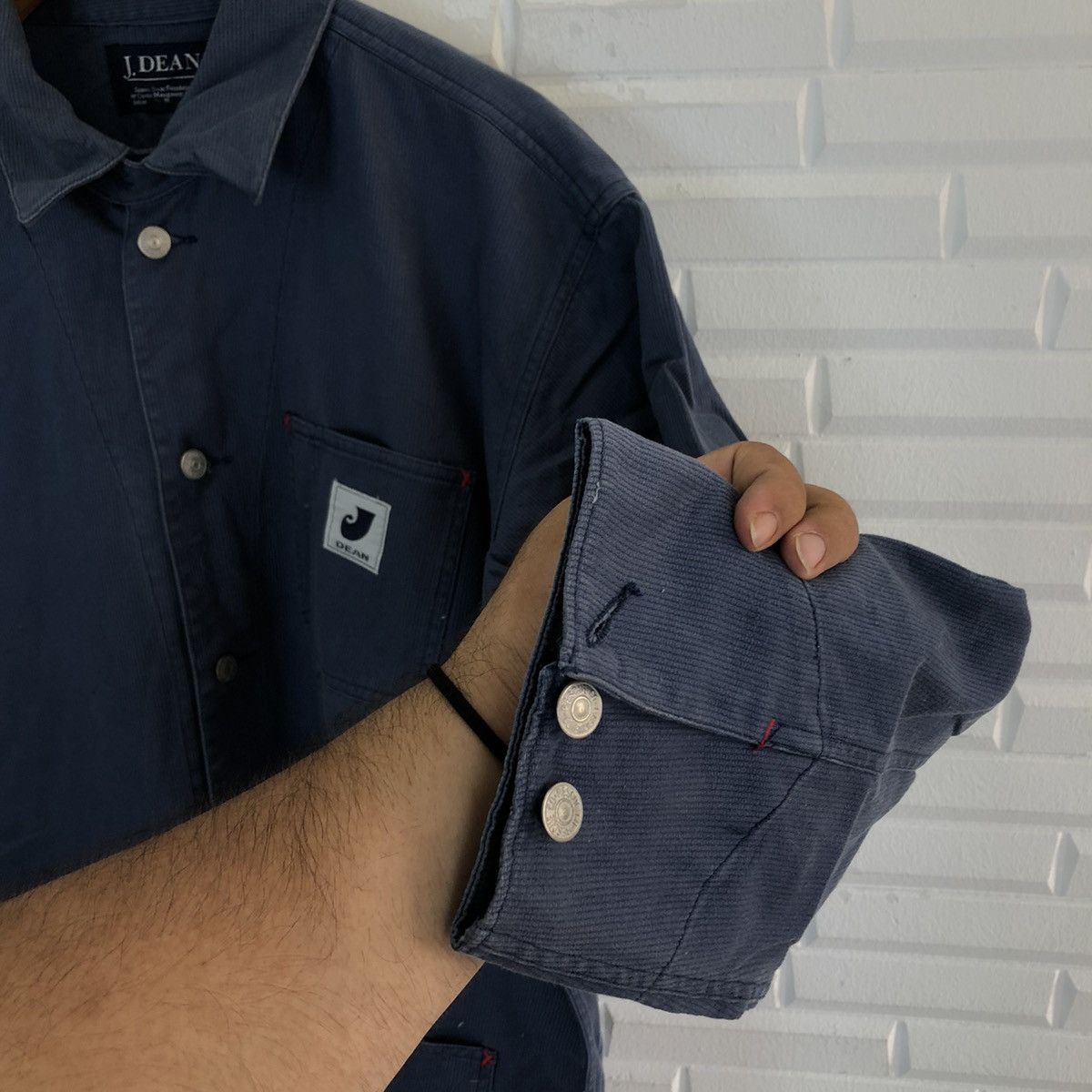 Japanese Brand VINTAGE HIKORY CHORE JACKET MULTI POCKET CARGO J.DEAN JAPAN Size US M / EU 48-50 / 2 - 8 Thumbnail
