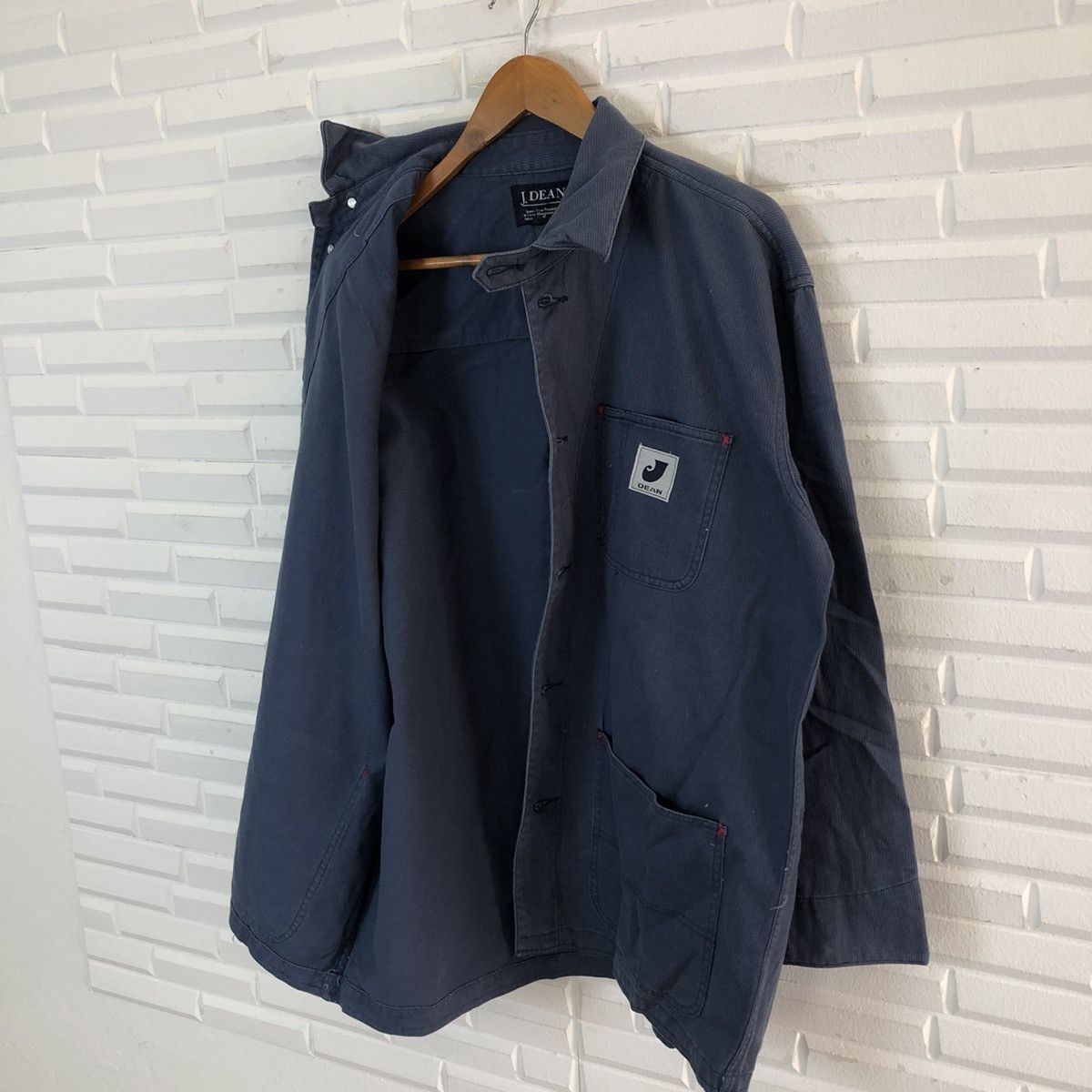 Japanese Brand VINTAGE HIKORY CHORE JACKET MULTI POCKET CARGO J.DEAN JAPAN Size US M / EU 48-50 / 2 - 12 Thumbnail