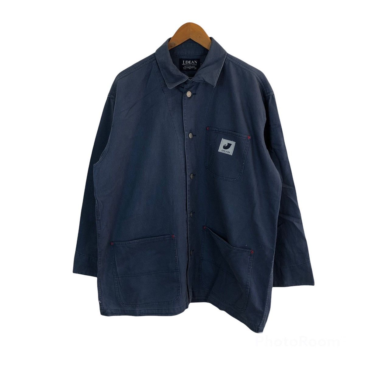 Japanese Brand VINTAGE HIKORY CHORE JACKET MULTI POCKET CARGO J.DEAN JAPAN Size US M / EU 48-50 / 2 - 1 Thumbnail