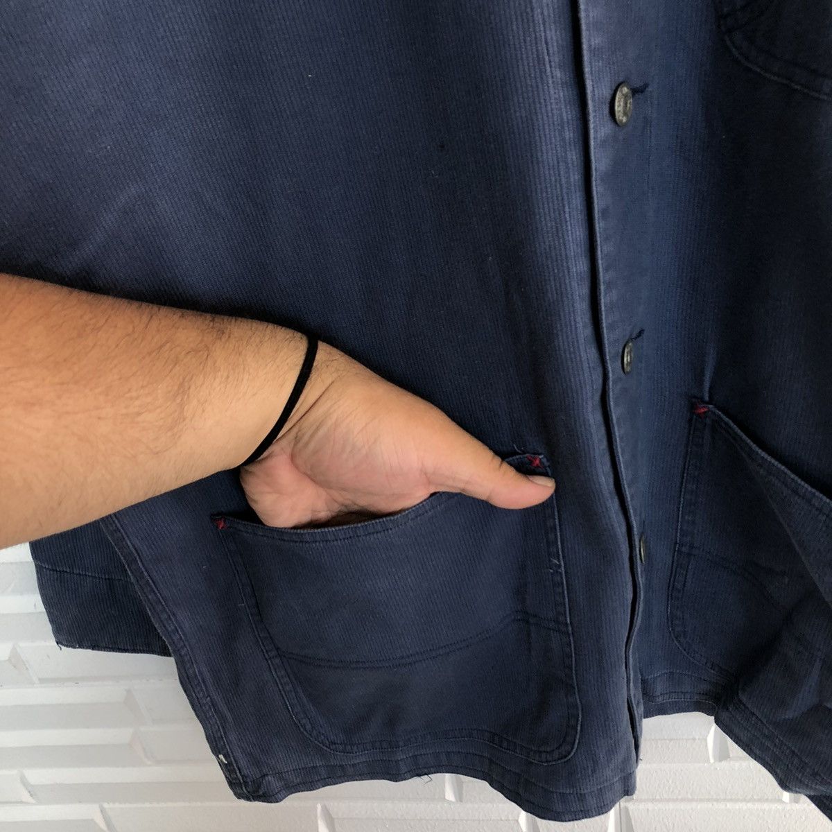 Japanese Brand VINTAGE HIKORY CHORE JACKET MULTI POCKET CARGO J.DEAN JAPAN Size US M / EU 48-50 / 2 - 7 Thumbnail