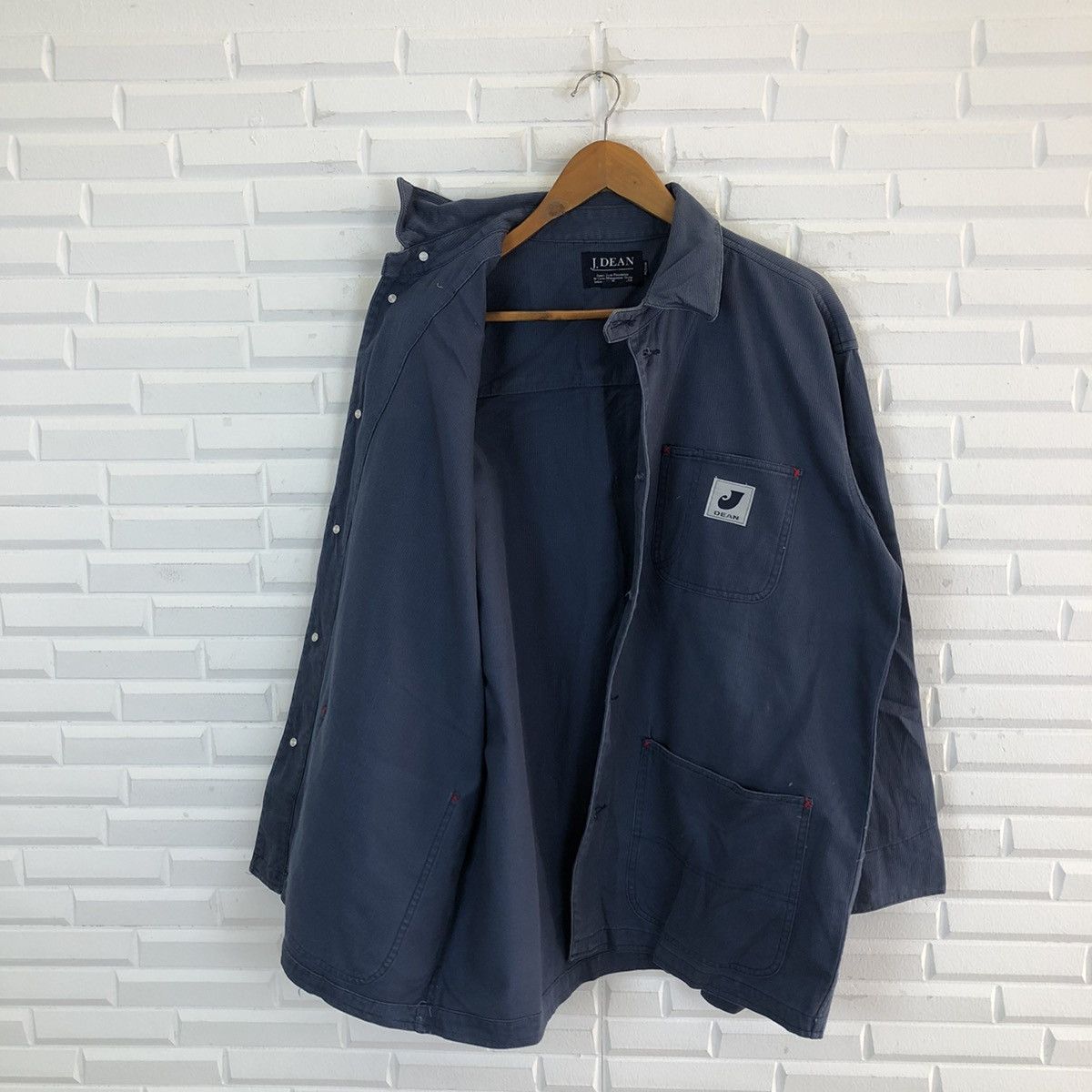 Japanese Brand VINTAGE HIKORY CHORE JACKET MULTI POCKET CARGO J.DEAN JAPAN Size US M / EU 48-50 / 2 - 11 Thumbnail