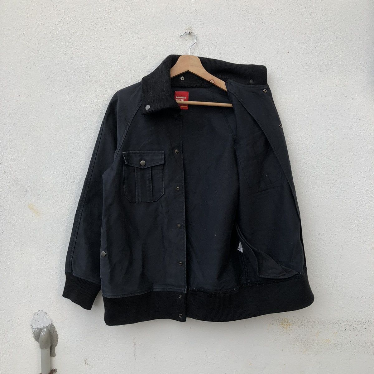 Japanese Brand PARACHUTE BIKER JACKET MULTI POCKET HIGH NECK PAWNEE BUTTE Size US M / EU 48-50 / 2 - 13 Thumbnail